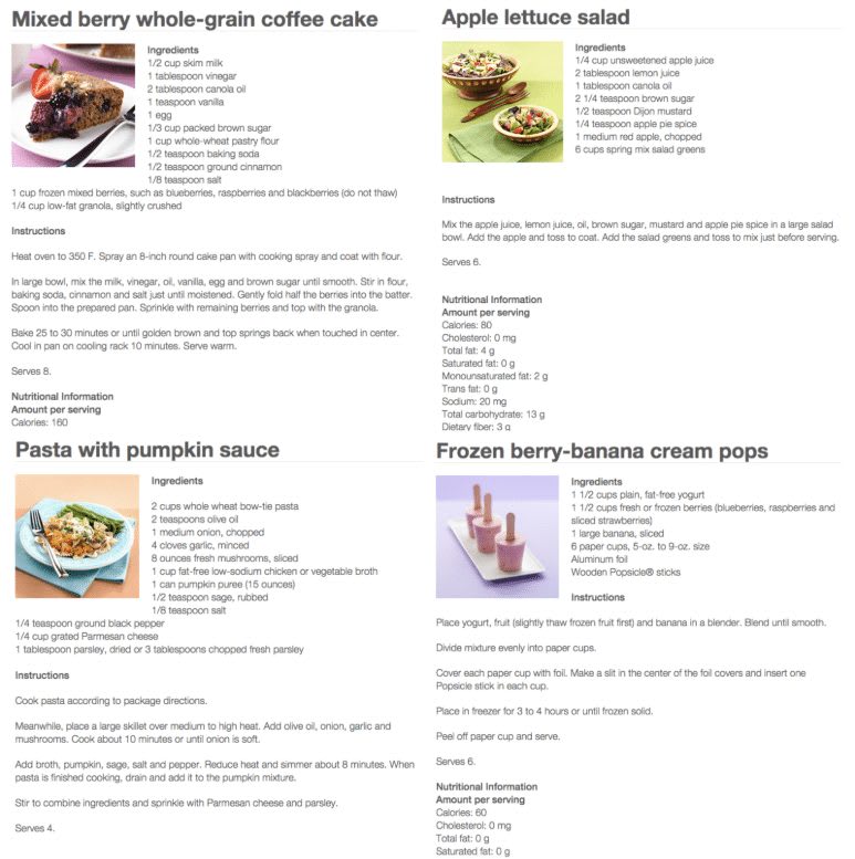 the mayo clinic diet recipes