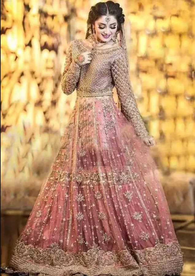 Net top bridal dresses