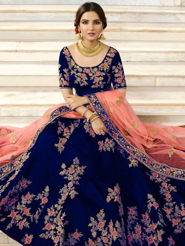 Indian embroidered 2025 chiffon frock