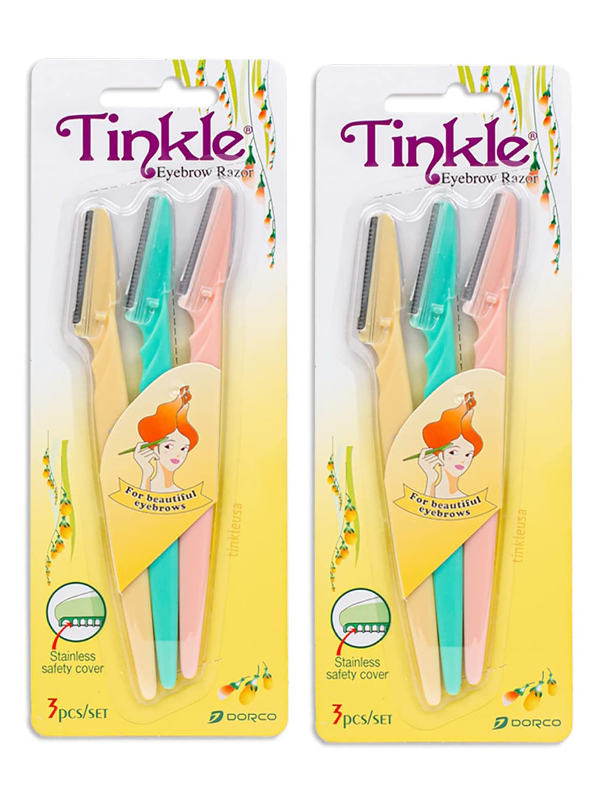 Tinkle Eyebrow Razor, Women Razor, Hair Trimmer Shaver, Razor with ...