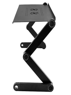 Adjustable Aluminium Laptop Table Stand with Cooling Pad