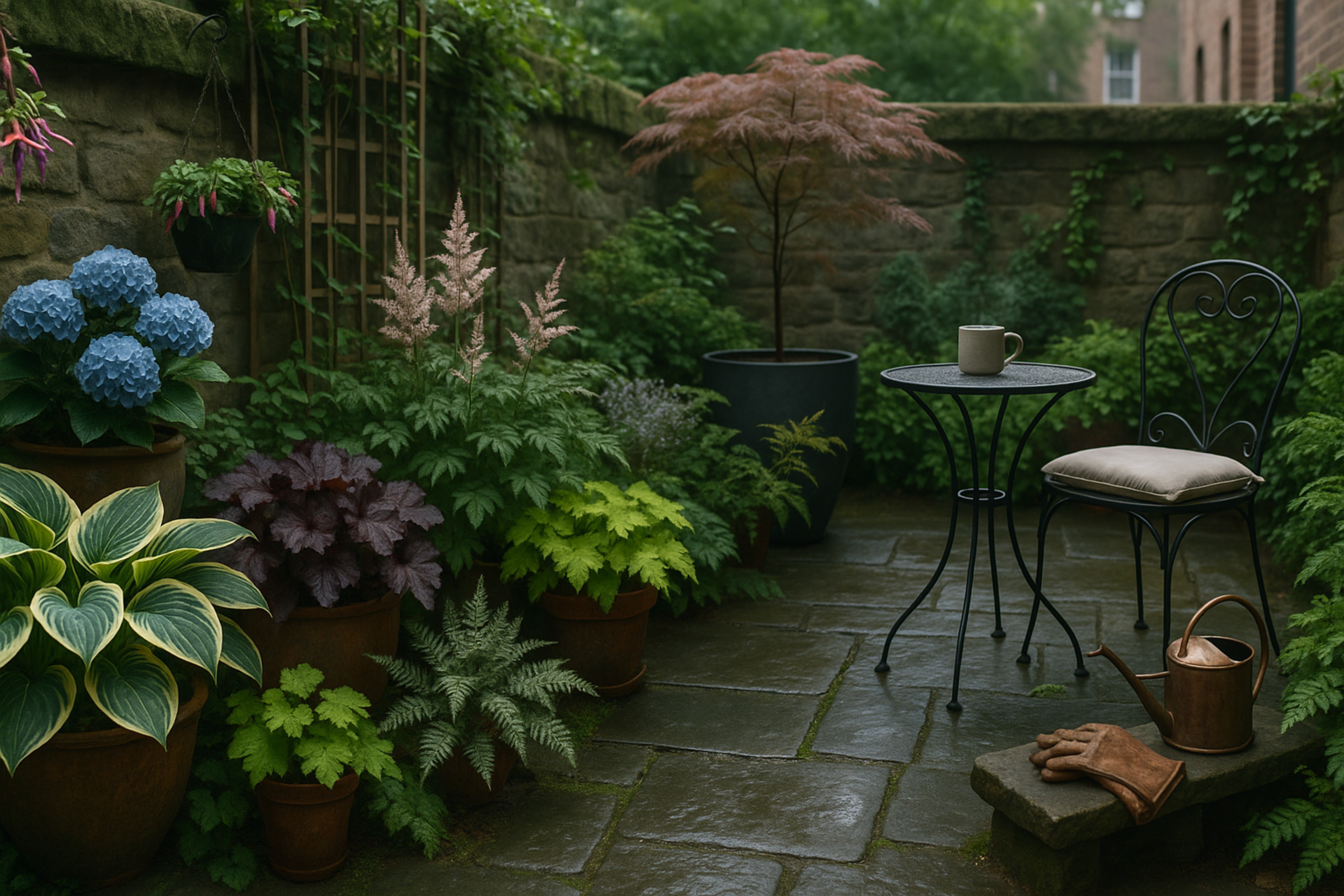 Best Shade Plants for North Facing Patios: Top Picks, Containers, and Care