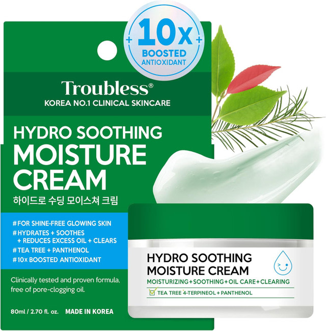 TROUBLESS Hydro Soothing Moisture Cream 80ml