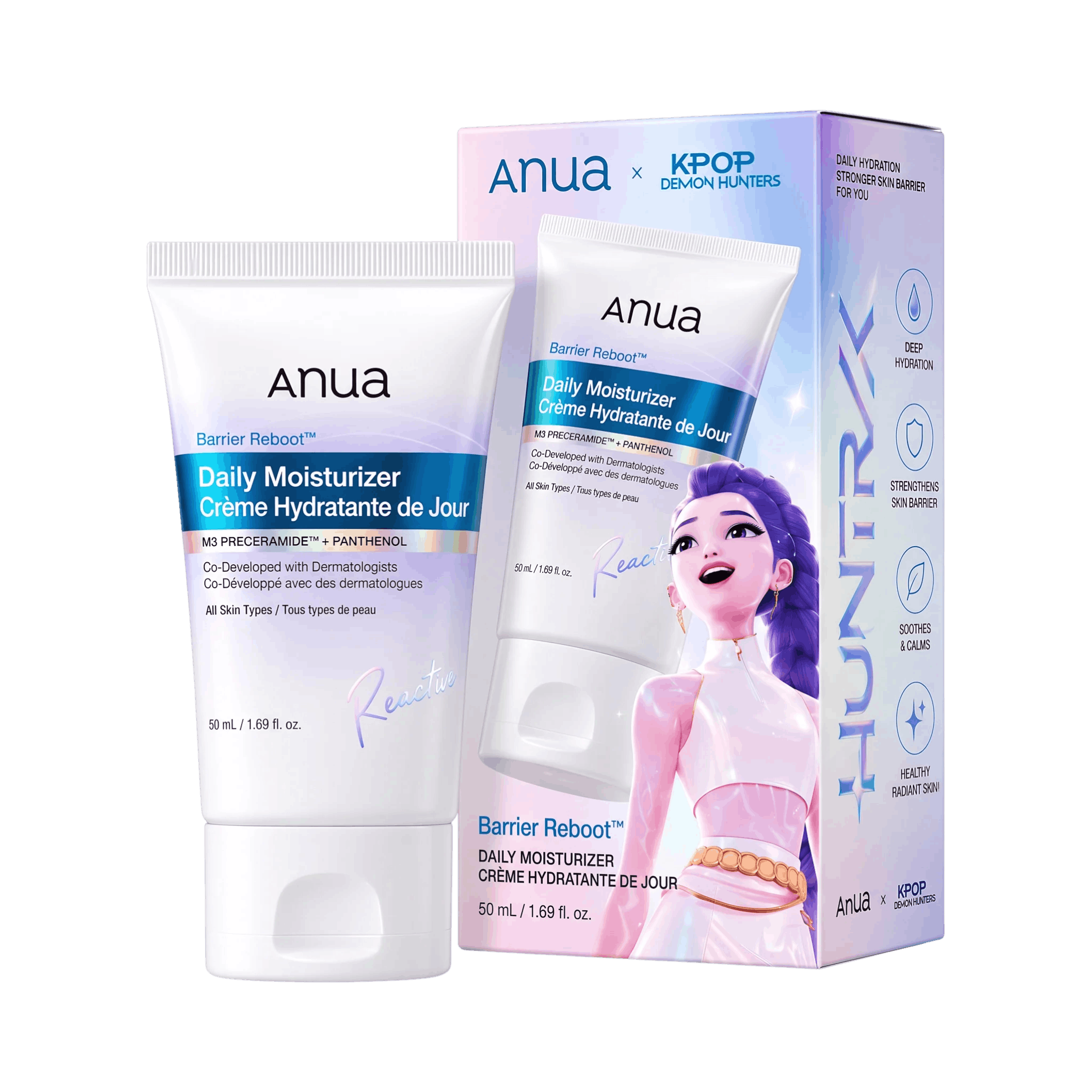 ANUA Barrier Reboot Daily Moisturizer 50ml + K-POP