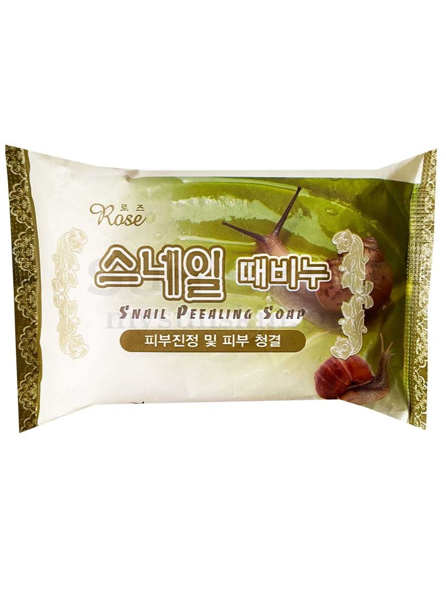 ROSE Snail Peeling Soap 150g