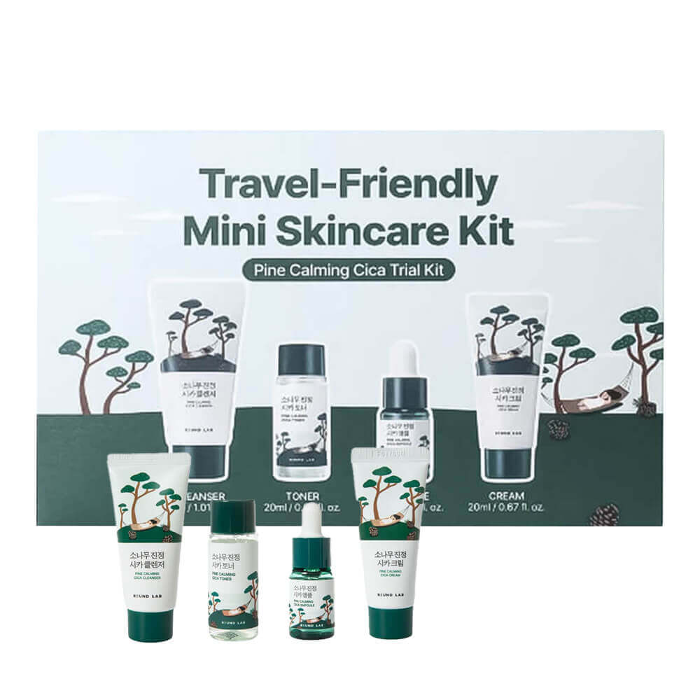 ROUND LAB ROUND LAB Travel-Friendly Mini Skincare Kit Pine Calming Cica Trial Kit