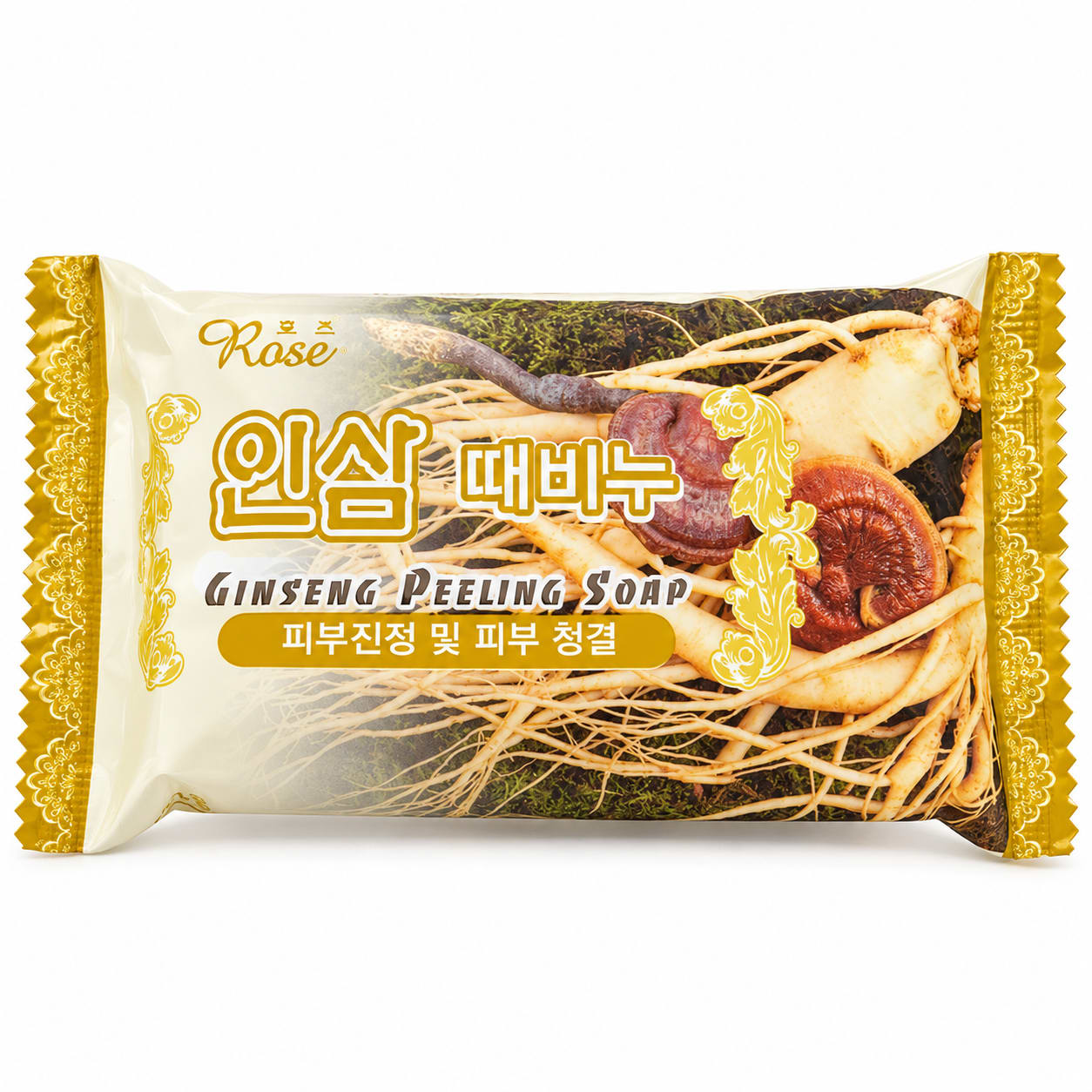 ROSE Ginseng Peeling Soap 150g