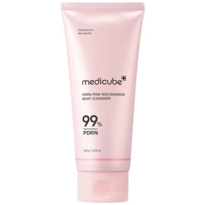 MEDICUBE PDRN Pink Niacinamide Whip Cleanser 120g