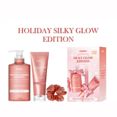 KUNDAL Silky Glow Edition Protein Bonding Set Violet Muguet