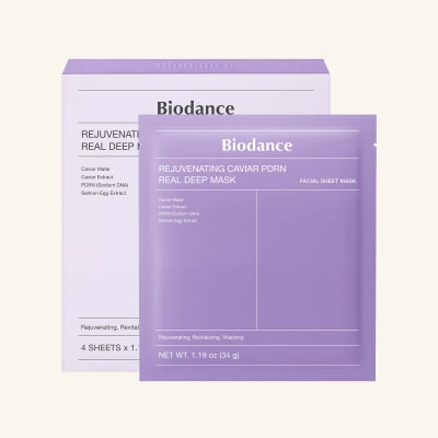 BIODANCE Rejuvenating Caviar PDRN Real Deep Mask 4*34g