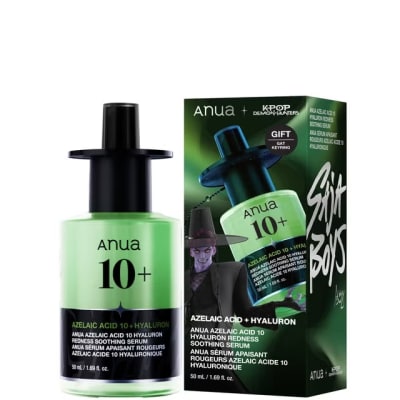 ANUA Azelaic Acid 10 Hyaluron Redness Soothing Serum 50ml + GAT K-POP
