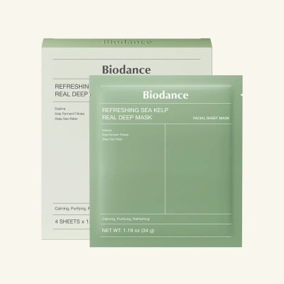 BIODANCE Refreshing Sea Kelp Real Deep Mask 4*34g
