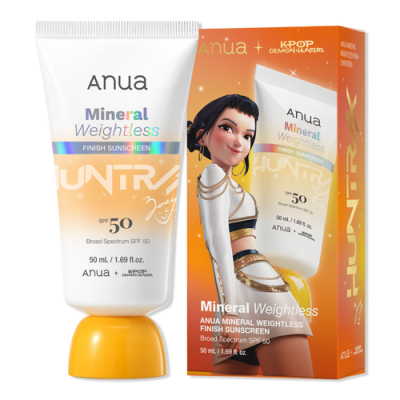 ANUA Mineral Weightless Finish Sunscreen SPF+ PA++++ 50 ml + K-POP
