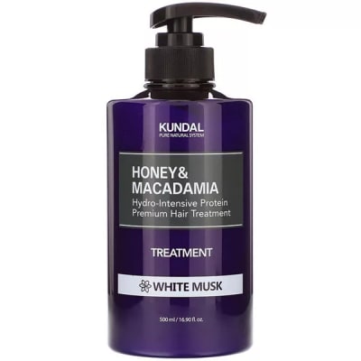 KUNDAL WHITE MUSK treatment honey macadamia 500ml