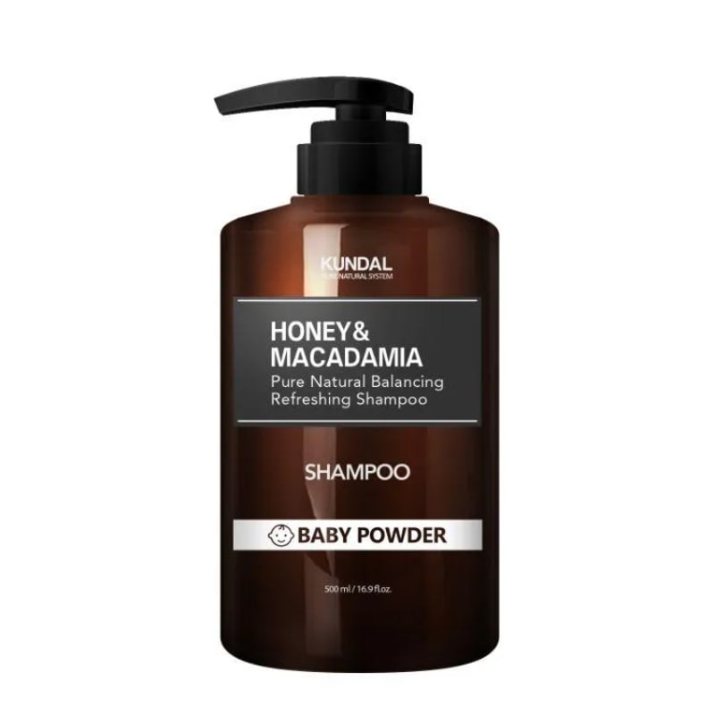 KUNDAL BABY POWDER shampoo honey macadamia 500ml