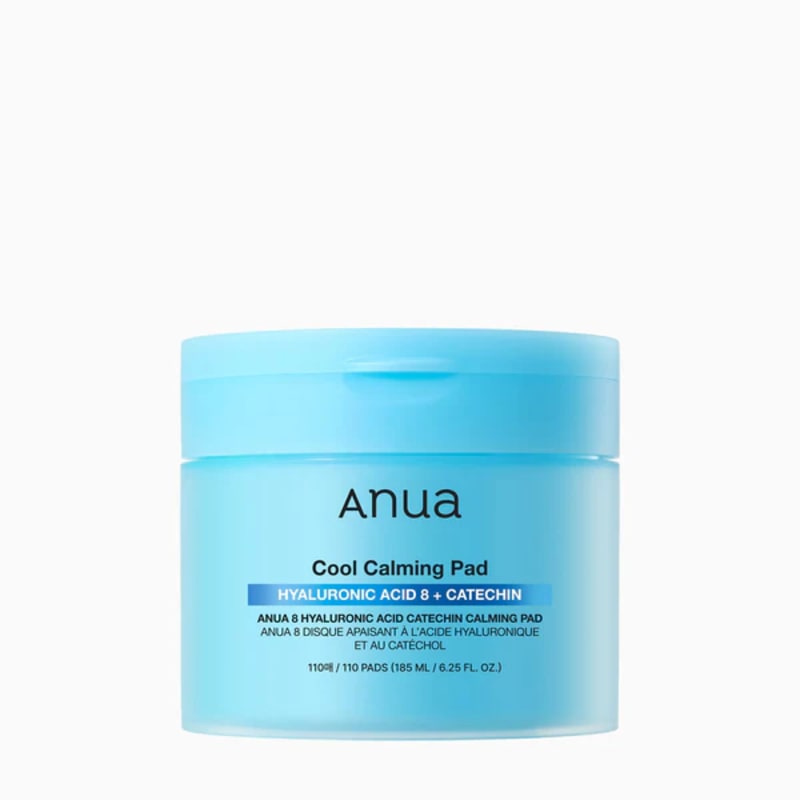 ANUA 8 Hyaluronic Acid Catechin Calming Pad 185ml (110 pads)