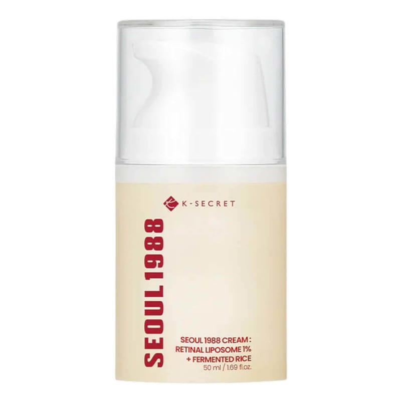 K-SECRET SEOUL 1988 Cream: Retinal Liposome 1% + Fermented Rice 50ml