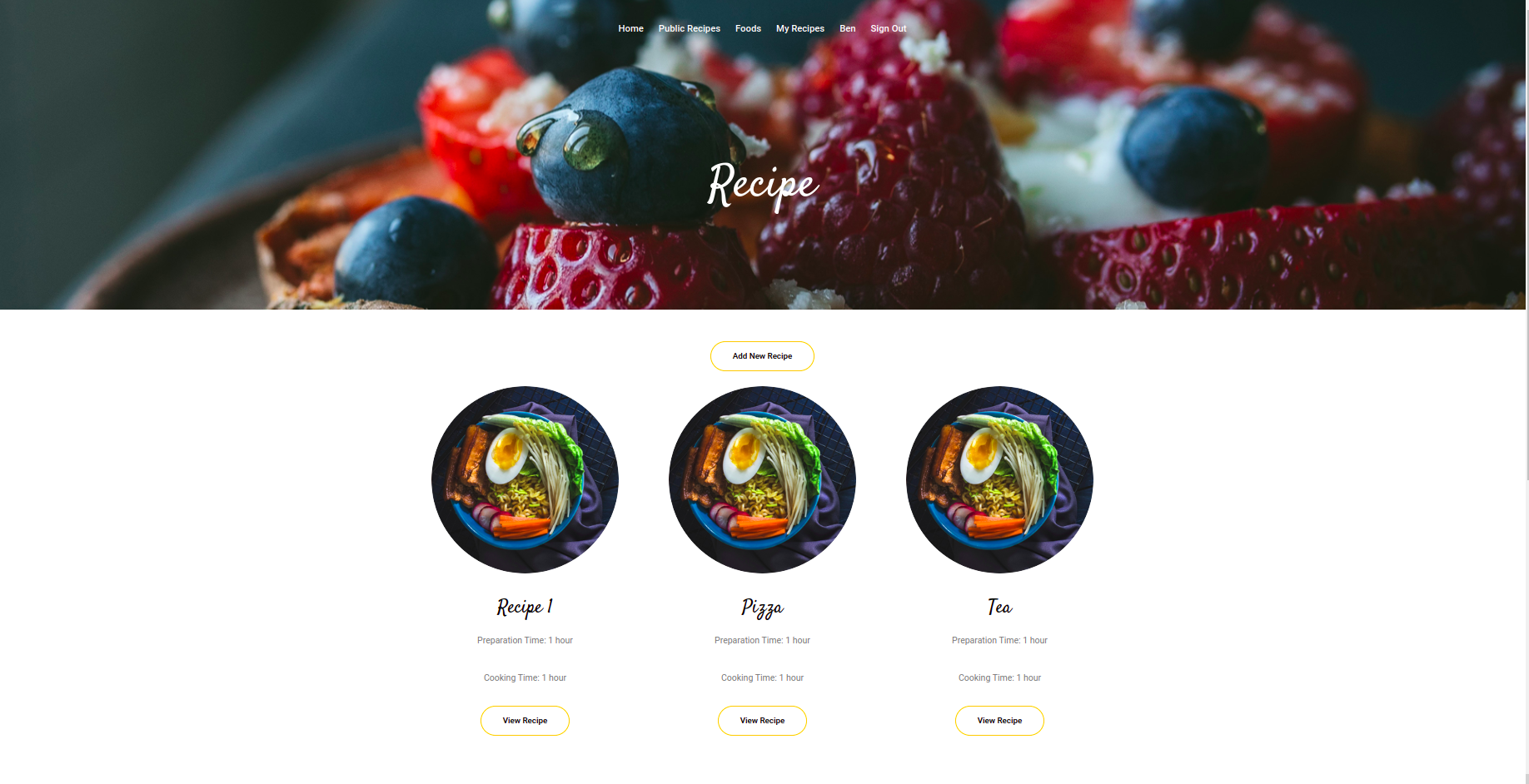 Recipes 