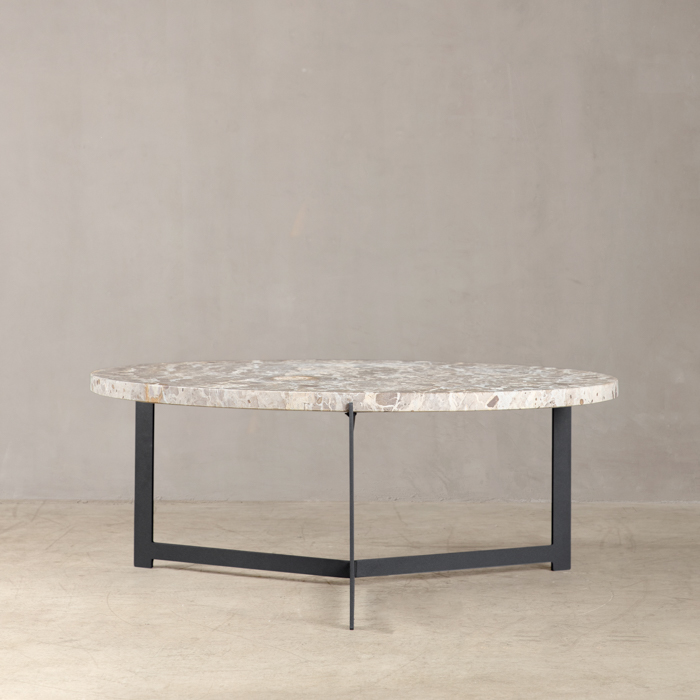Trigg Coffee Table with Marble Top Capri Beige For Sale Weylandts