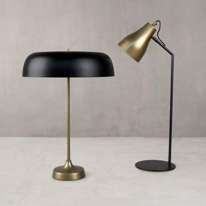 matte black table lamps