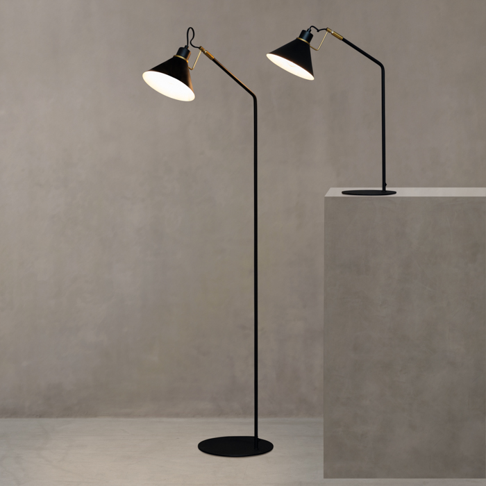 gerald thurston for lightolier floor lamp