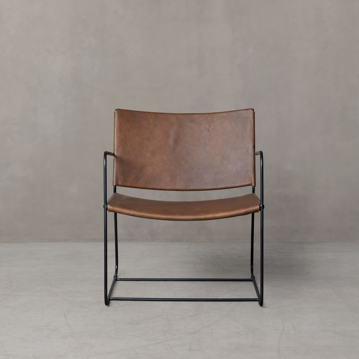 Sling Occasional Chair Brown Leather For Sale Weylandts South Africa