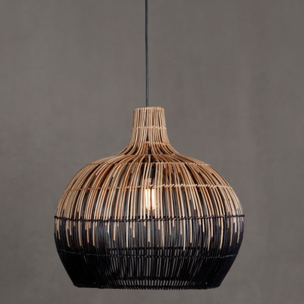 two tone pendant light