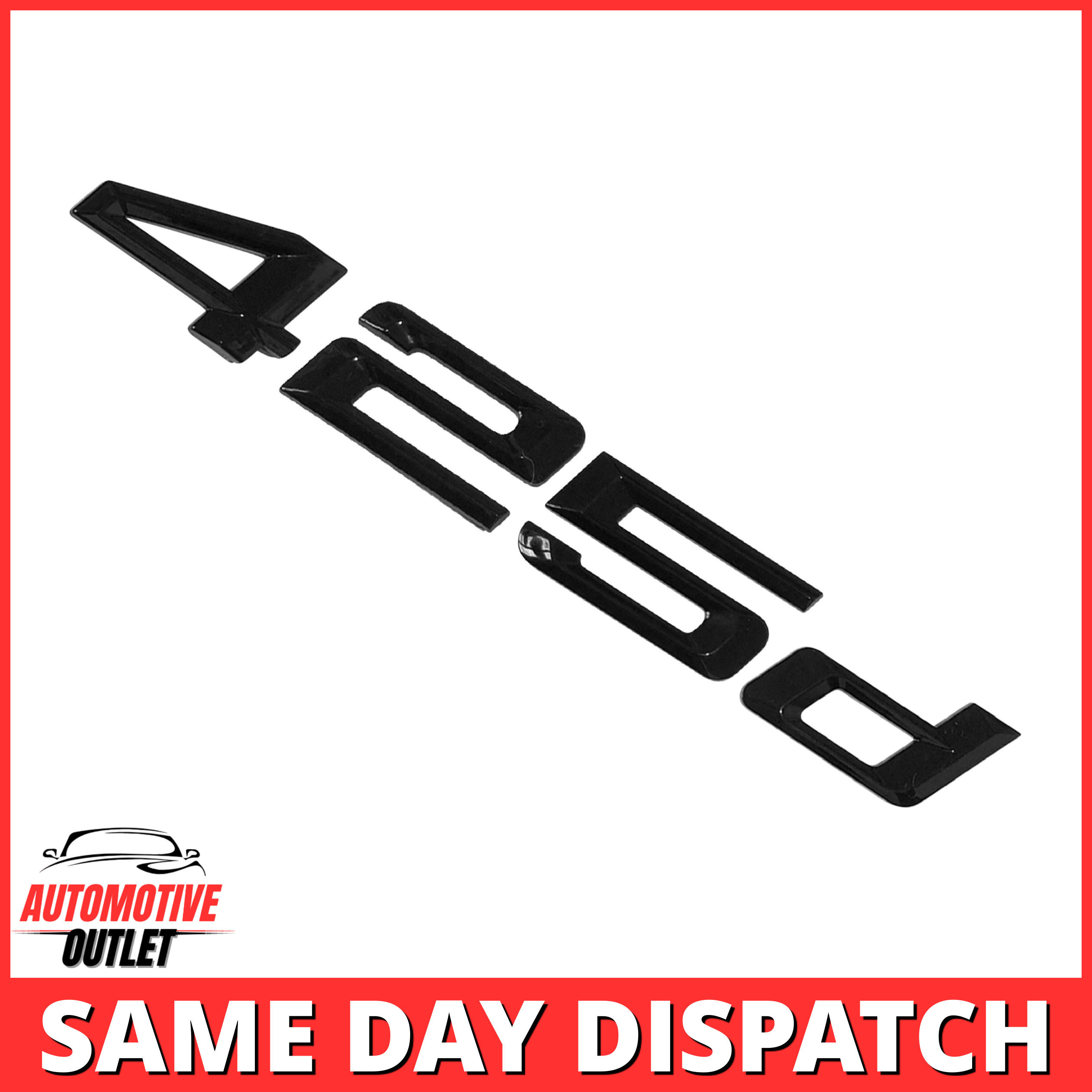 425d-GB Lettering Rear Boot Lid Trunk Badge Emblem For BMW 4 Series, Gloss Black