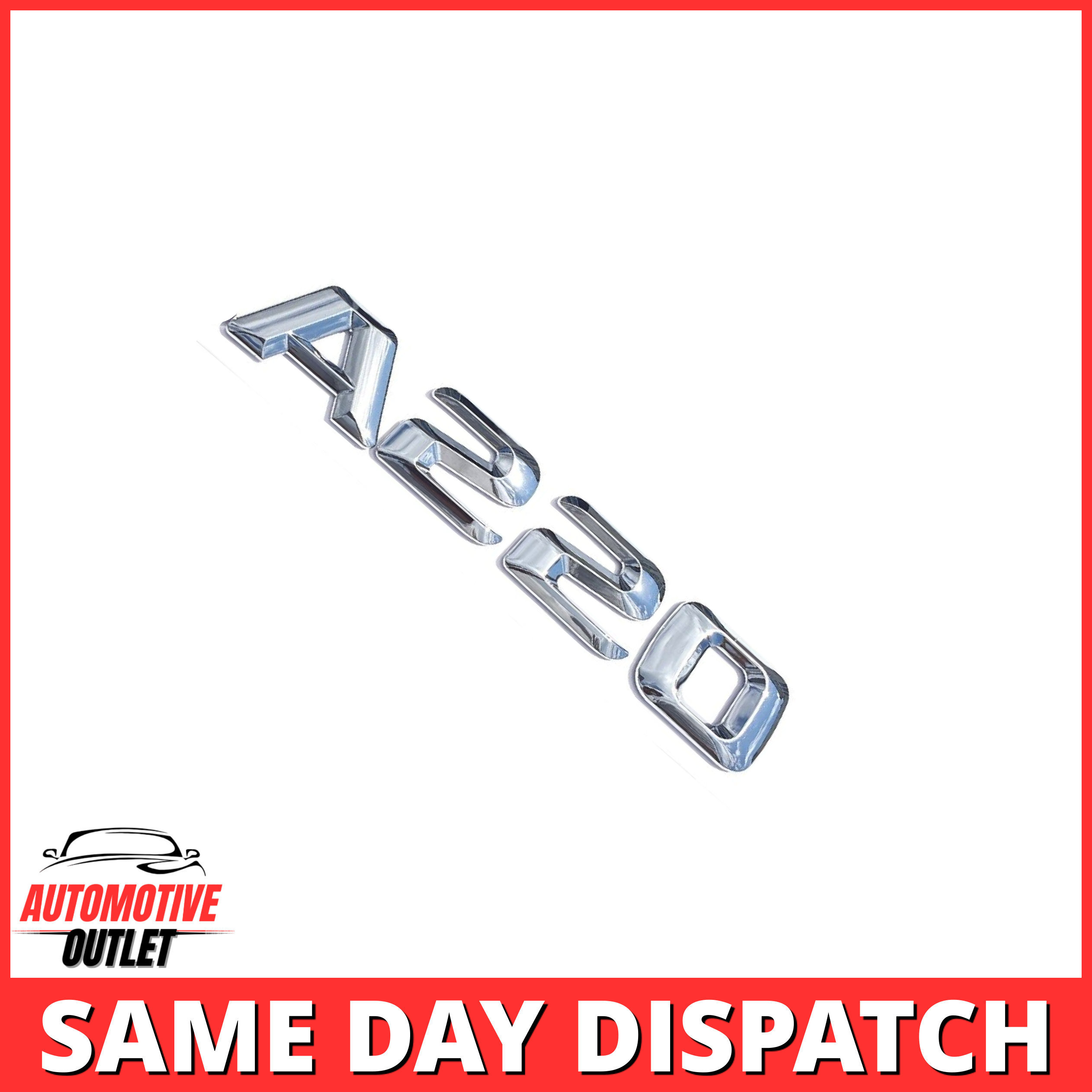 A220-CH Lettering Rear Boot Lid Trunk Badge Emblem For Mercedes-Benz A-Class, Chrome