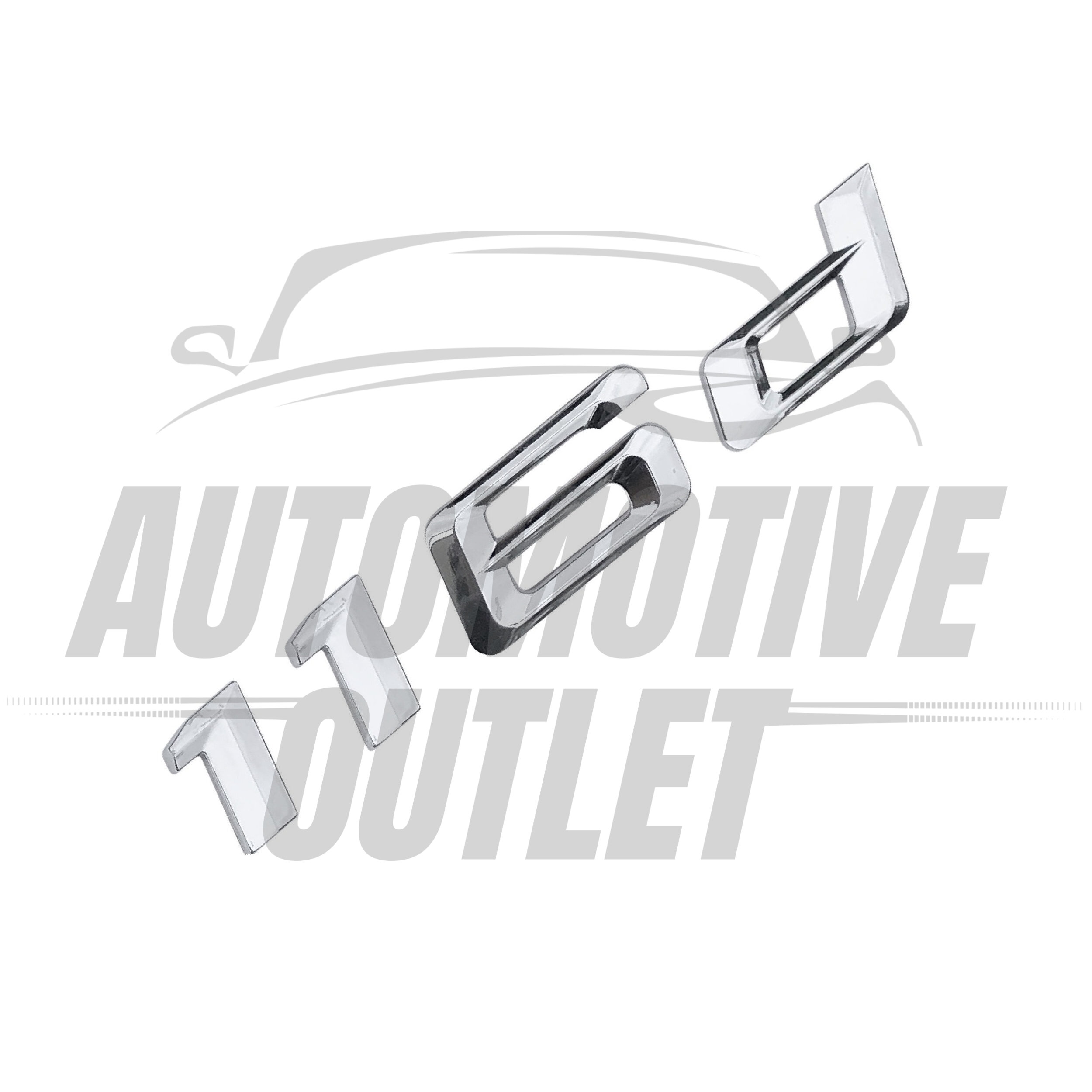 116d-CH Lettering Rear Boot Lid Trunk Badge Emblem For BMW 1 Series, Chrome 3
