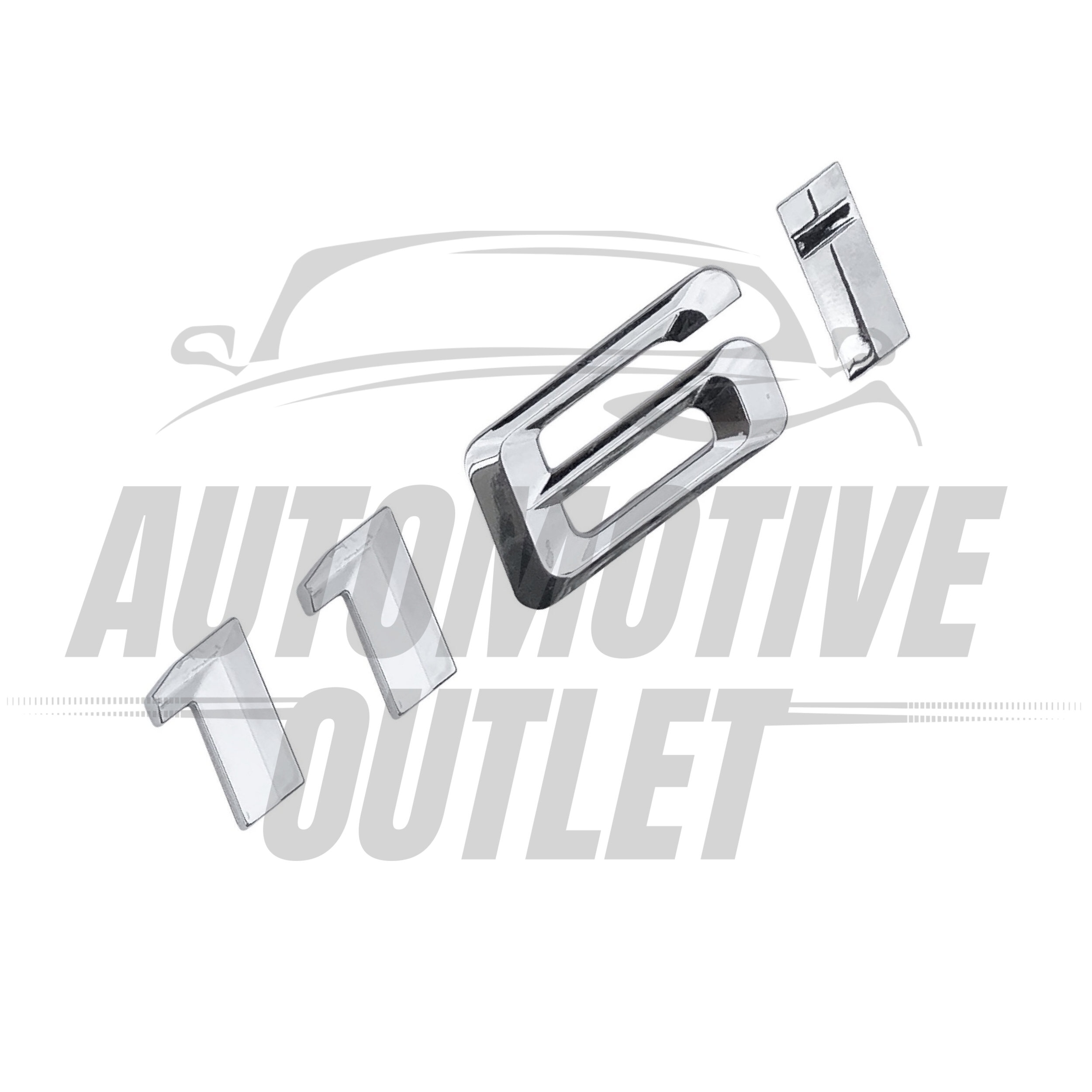 116i-CH Lettering Rear Boot Lid Trunk Badge Emblem For BMW 1 Series, Chrome 3