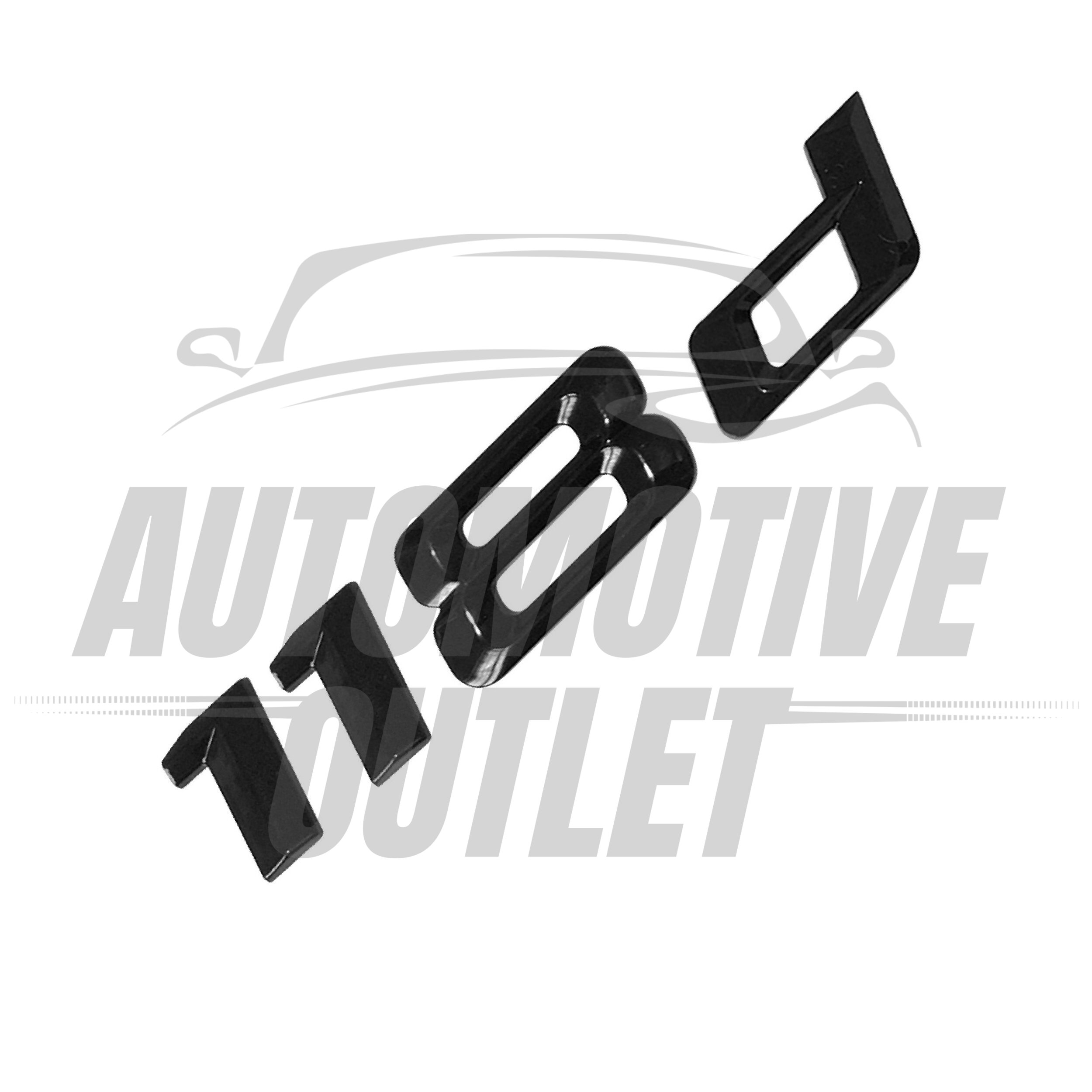 118d-GB Lettering Rear Boot Lid Trunk Badge Emblem For BMW 1 Series, Gloss Black 3