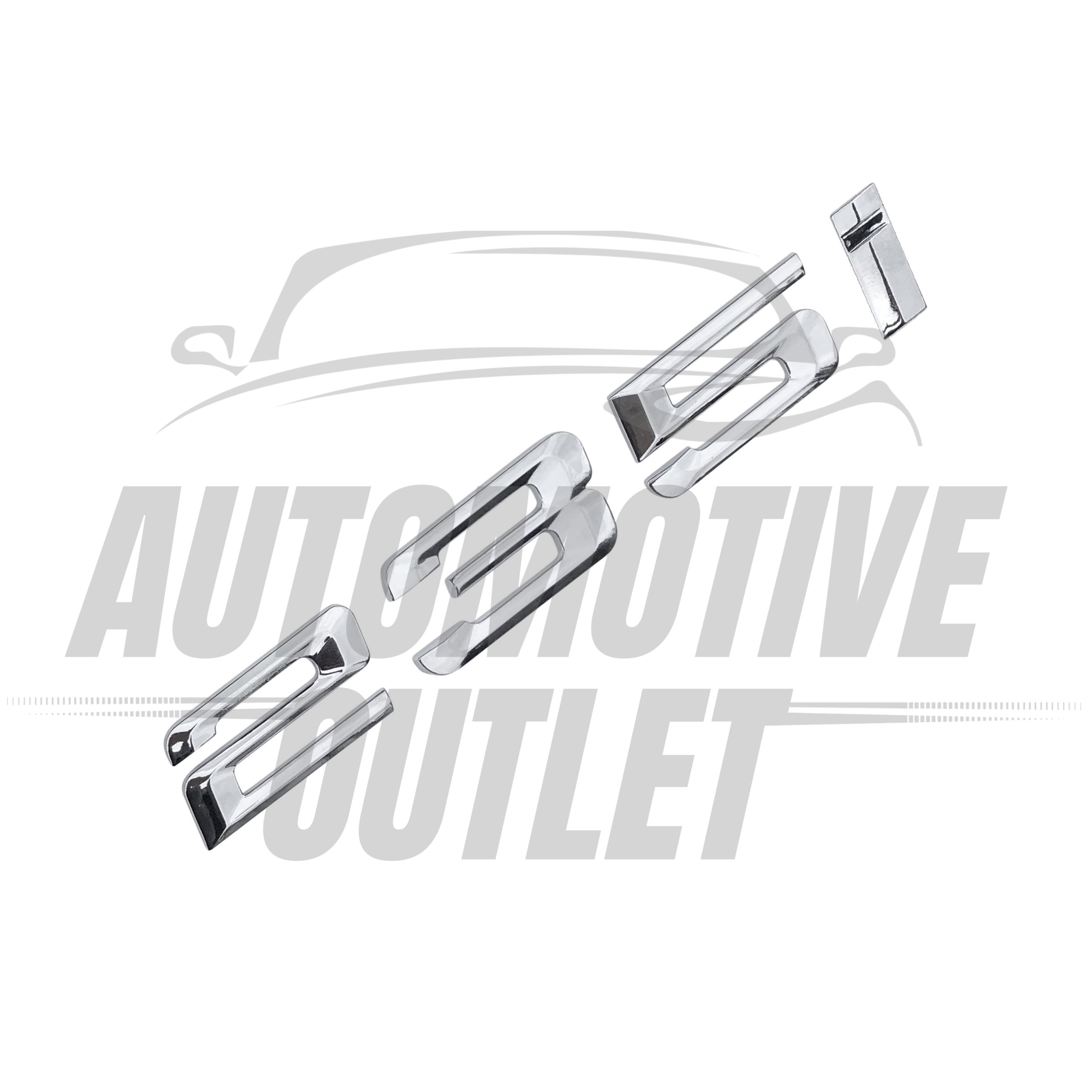 235i-CH Lettering Rear Boot Lid Trunk Badge Emblem For BMW 2 Series, Chrome 3