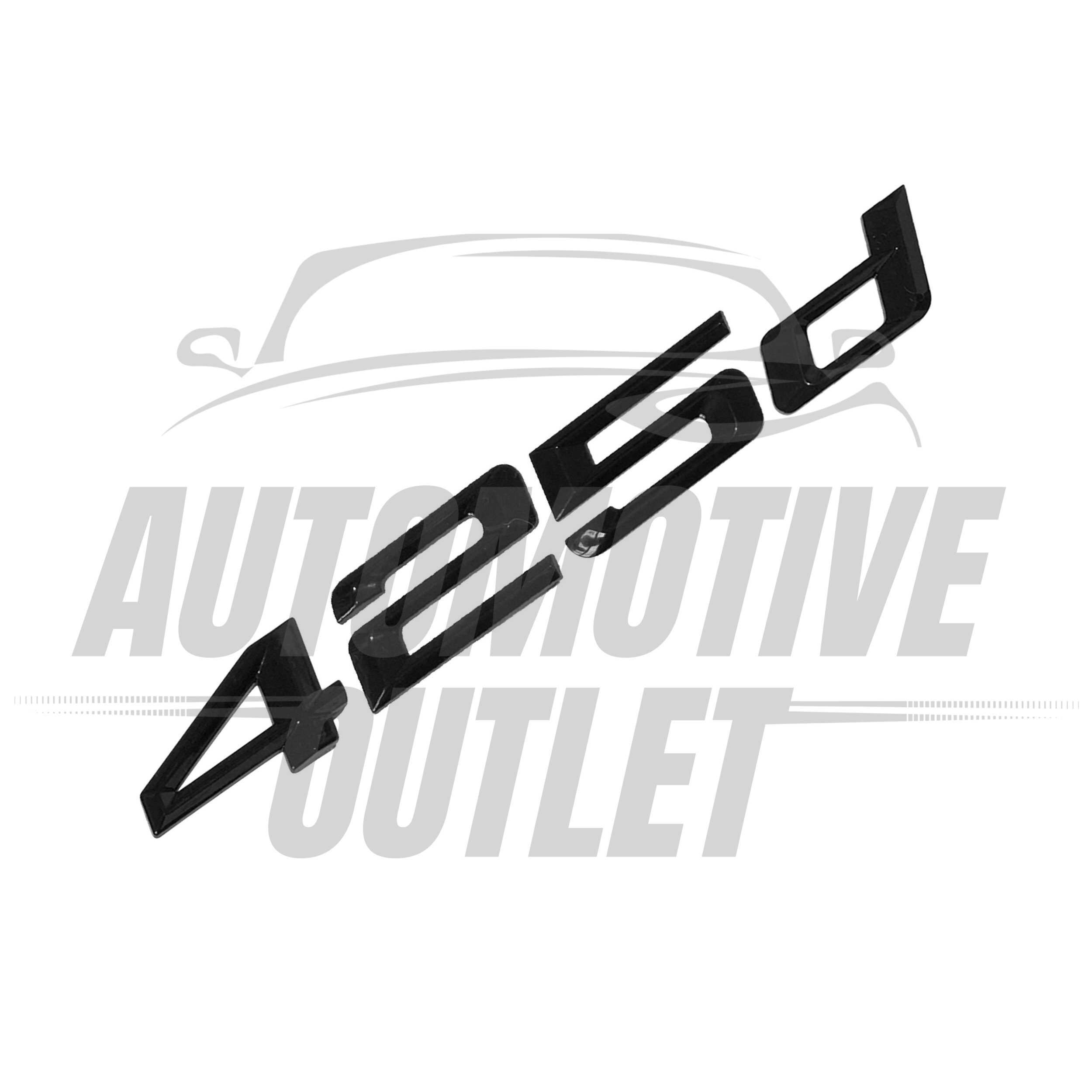 425d-GB Lettering Rear Boot Lid Trunk Badge Emblem For BMW 4 Series, Gloss Black 3