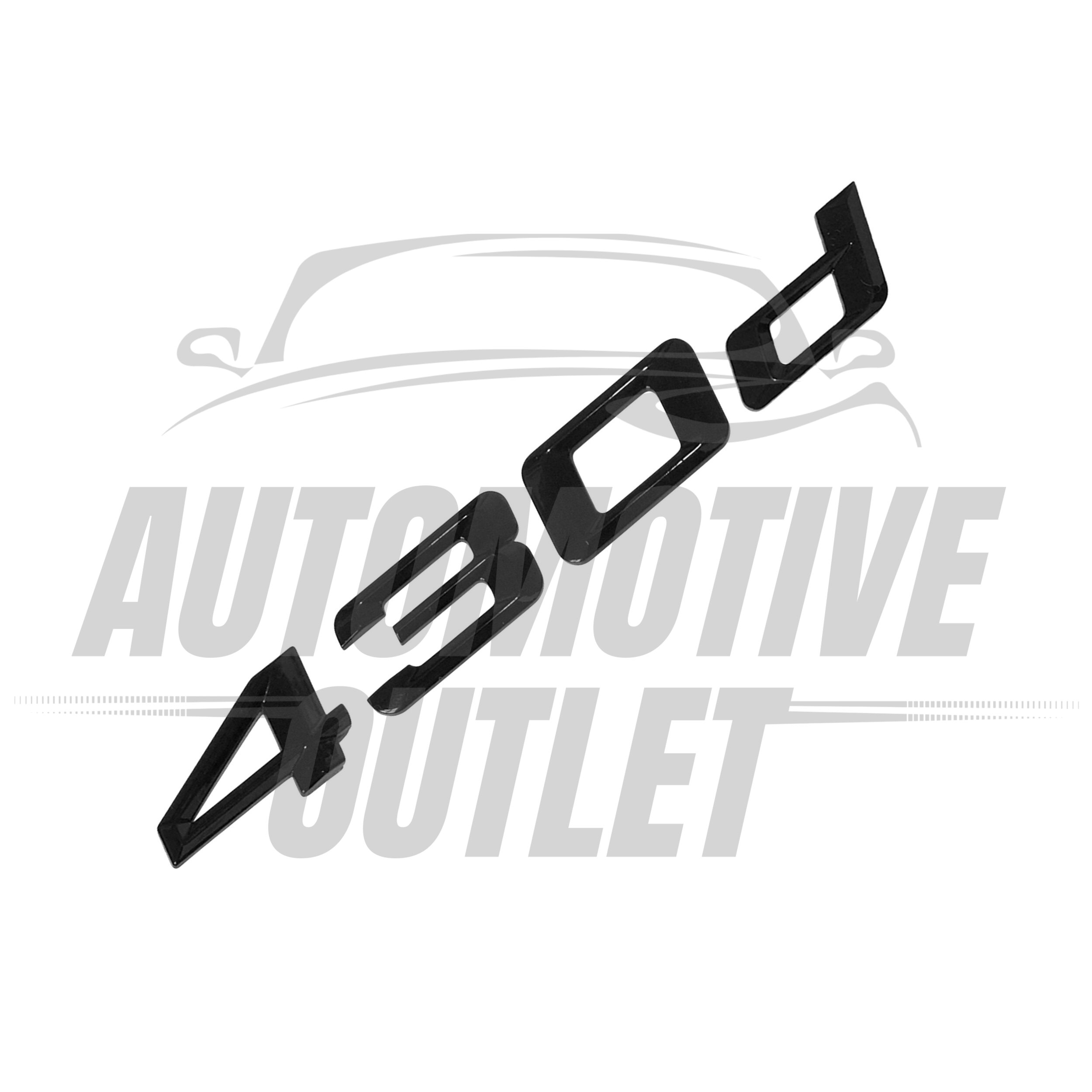 430d-GB Lettering Rear Boot Lid Trunk Badge Emblem For BMW 4 Series, Gloss Black 3