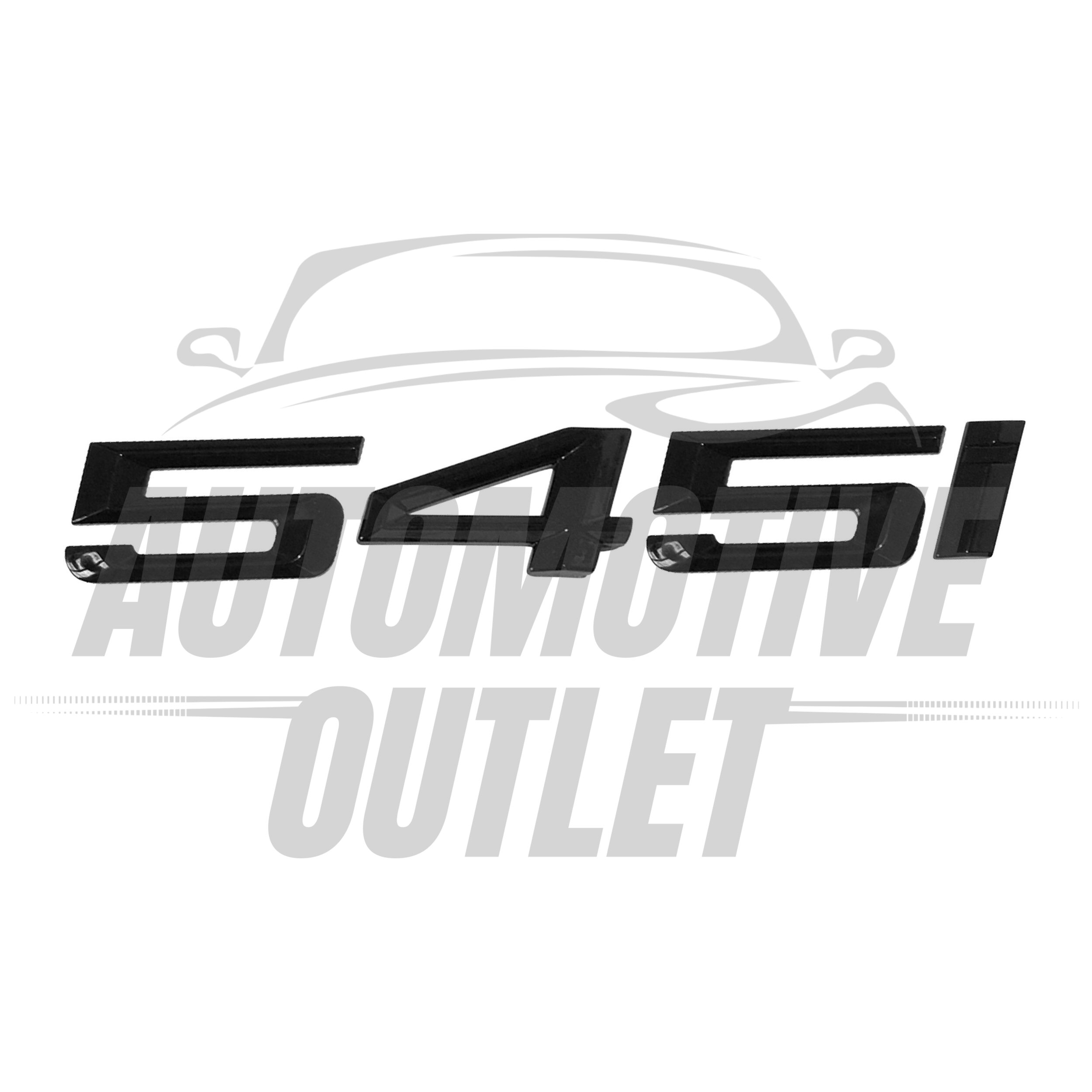 545i-GB Lettering Rear Boot Lid Trunk Badge Emblem For BMW 5 Series, Gloss Black 2