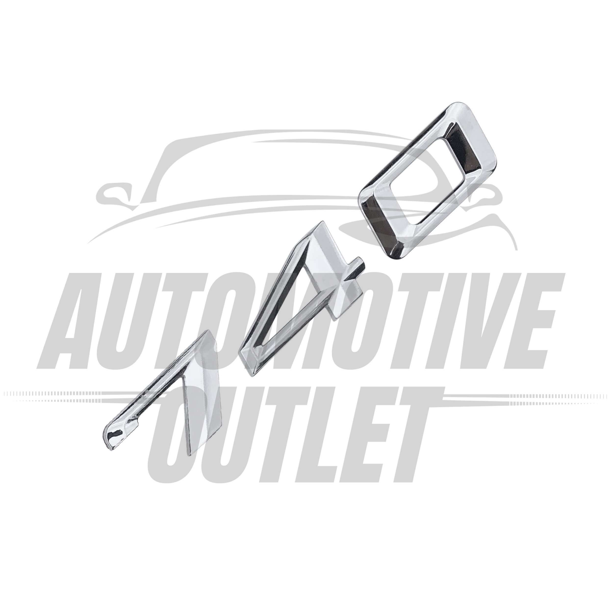 740-CH Lettering Rear Boot Lid Trunk Badge Emblem For BMW 7 Series, Chrome 3