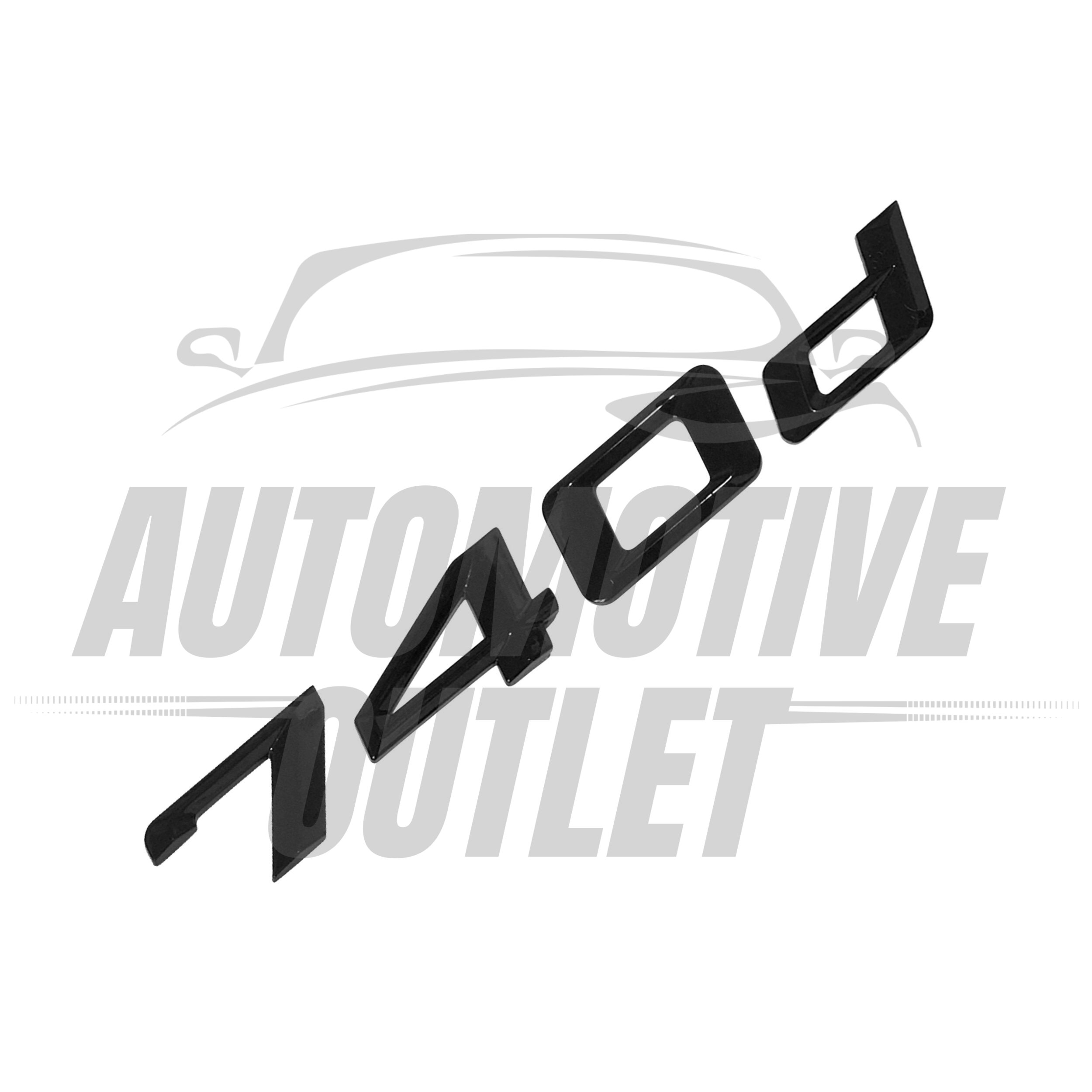 740d-GB Lettering Rear Boot Lid Trunk Badge Emblem For BMW 7 Series, Gloss Black 3