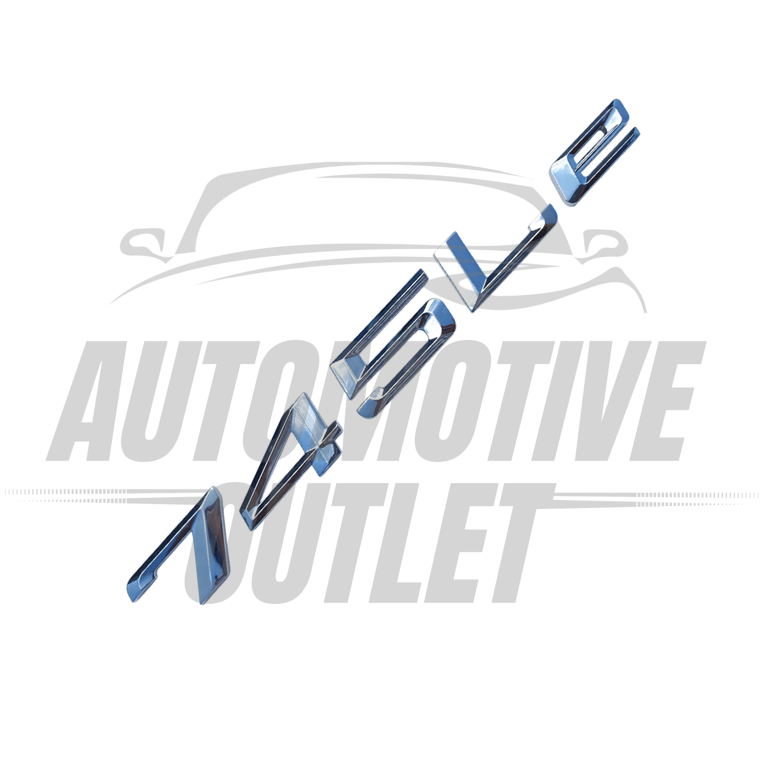 745LE-CH Lettering Rear Boot Lid Trunk Badge Emblem For BMW 7 Series, Chrome 3