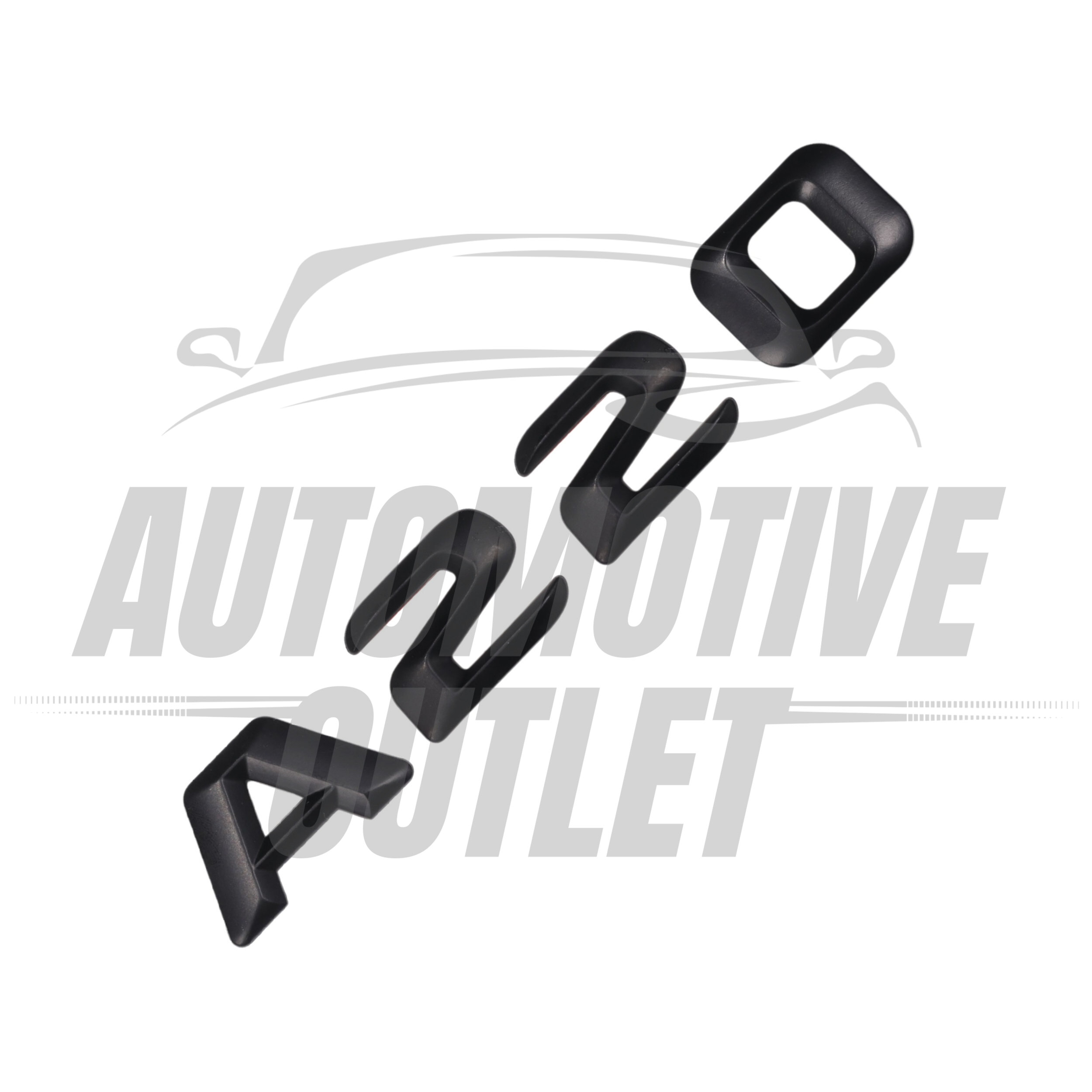 A220-MB Lettering Rear Boot Lid Trunk Badge Emblem For Mercedes-Benz A-Class, Matt Black 3