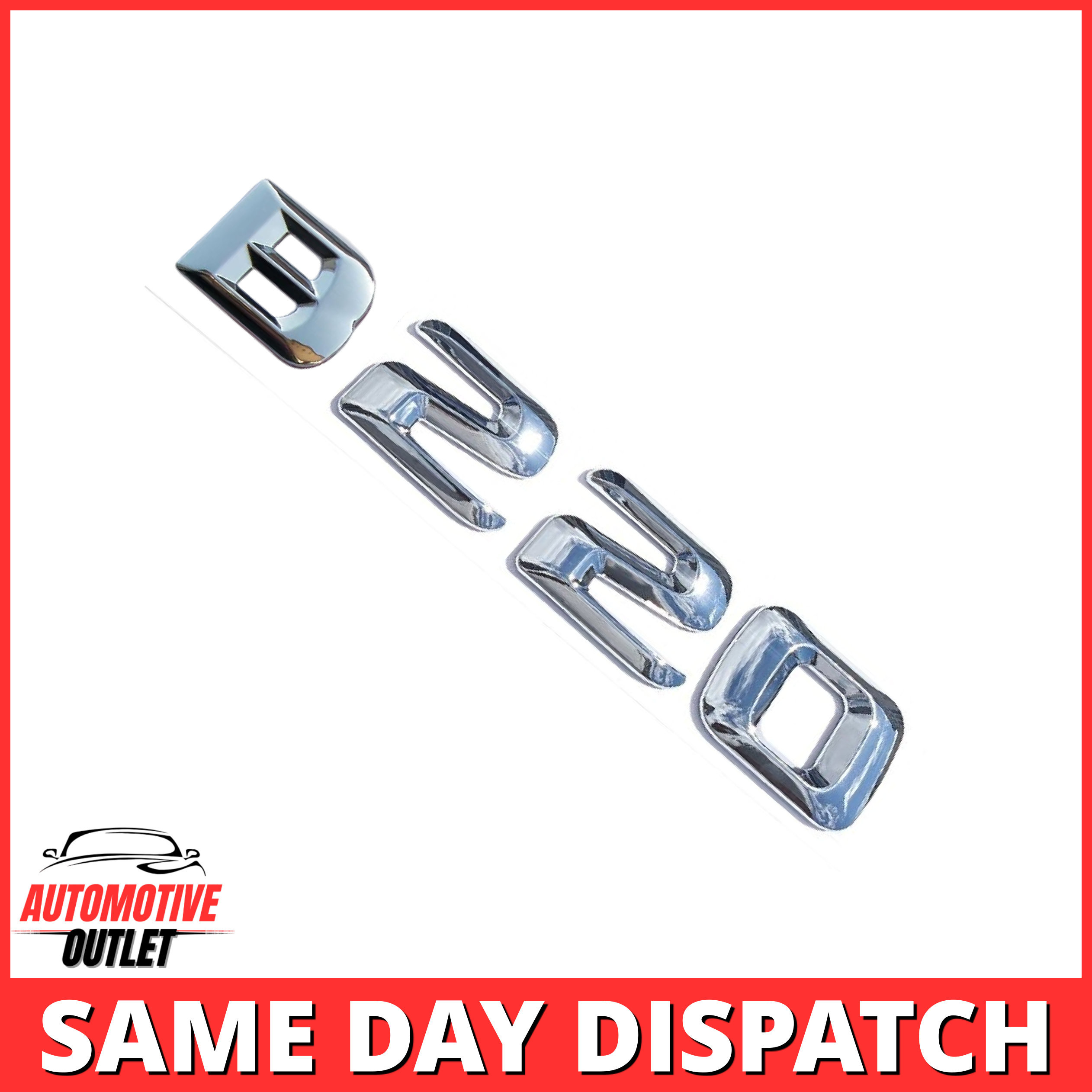 B220-CH Lettering Rear Boot Lid Trunk Badge Emblem For Mercedes-Benz B-Class, Chrome