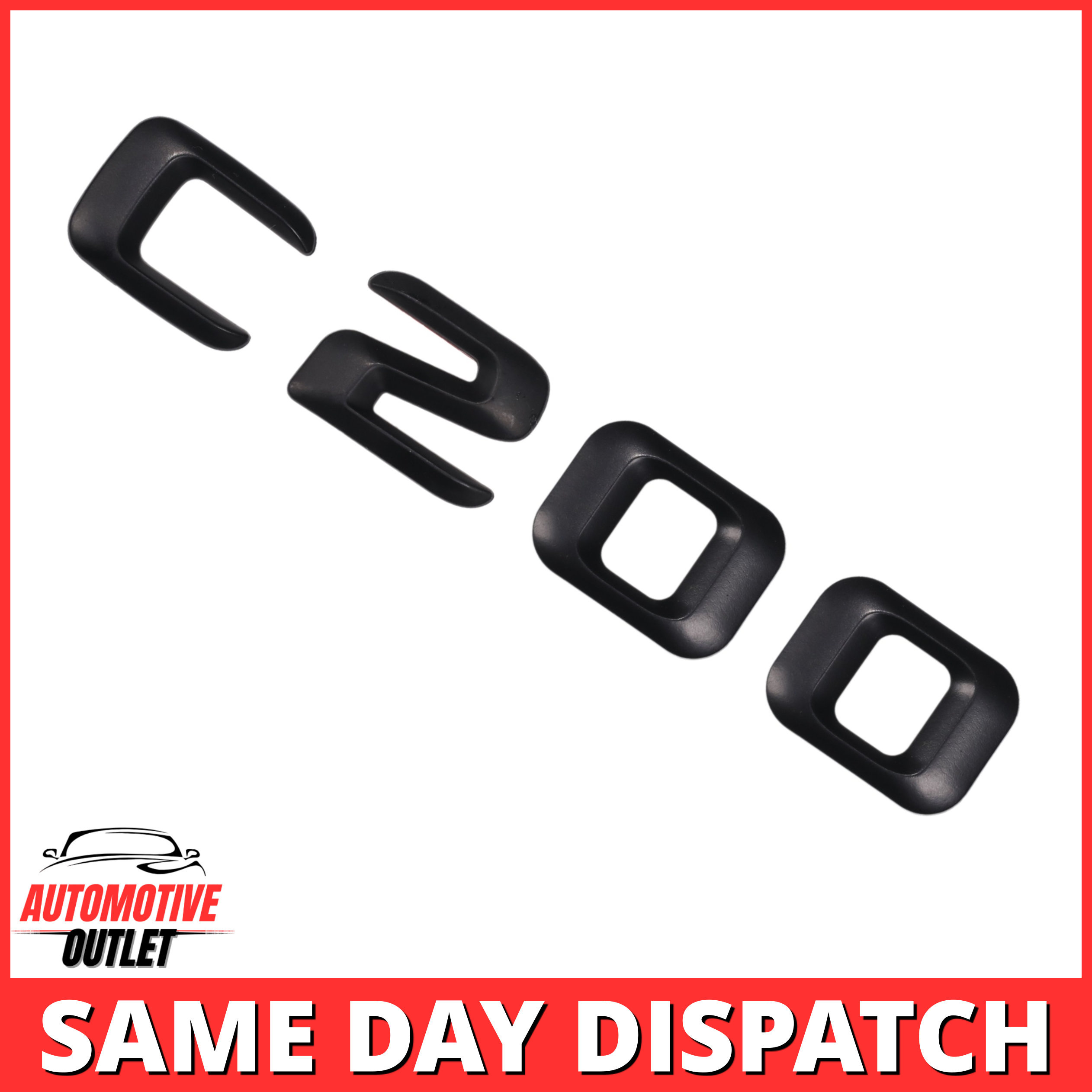 C200-MB Lettering Rear Boot Lid Trunk Badge Emblem For Mercedes-Benz C-Class, Matt Black