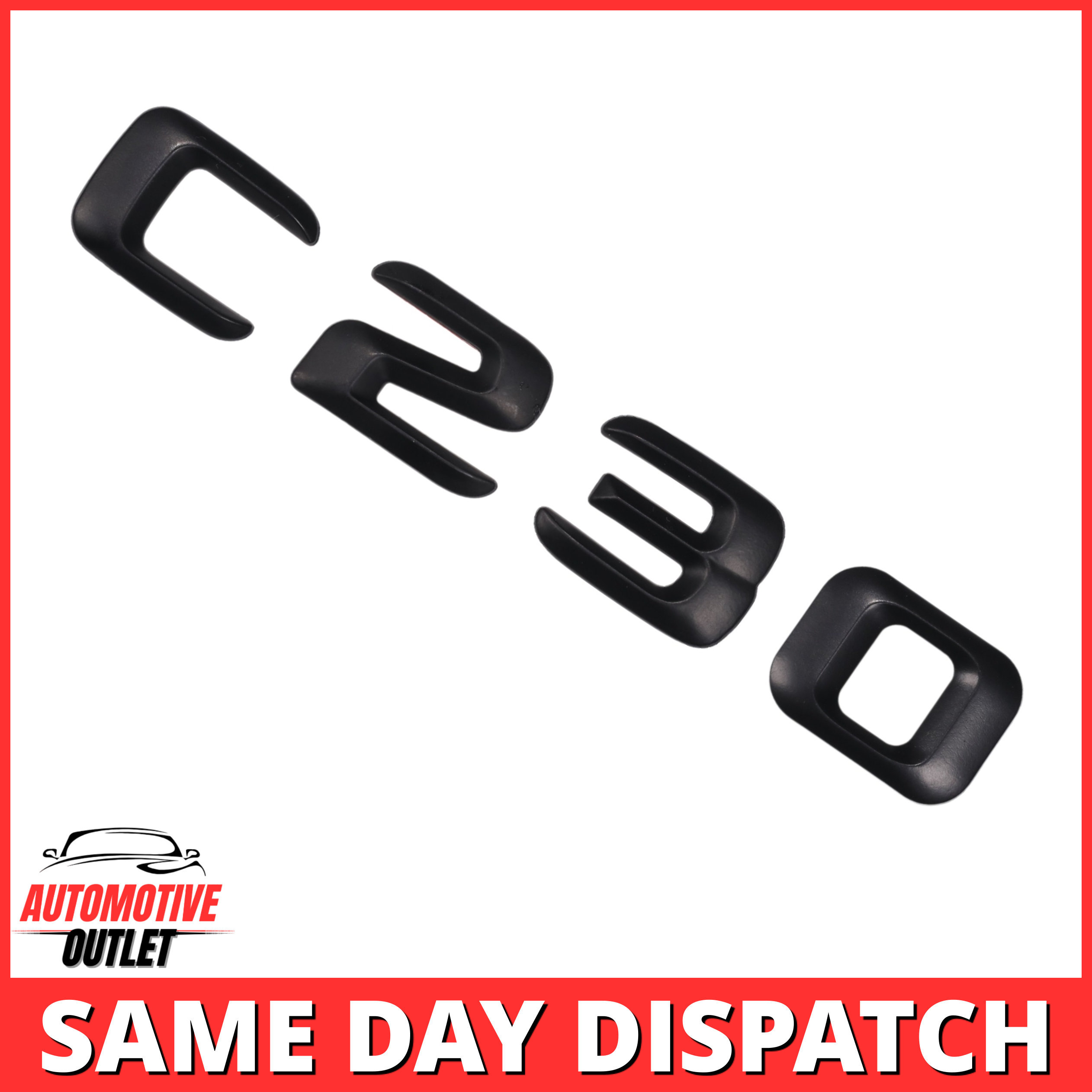 C230-MB Lettering Rear Boot Lid Trunk Badge Emblem For Mercedes-Benz C-Class, Matt Black