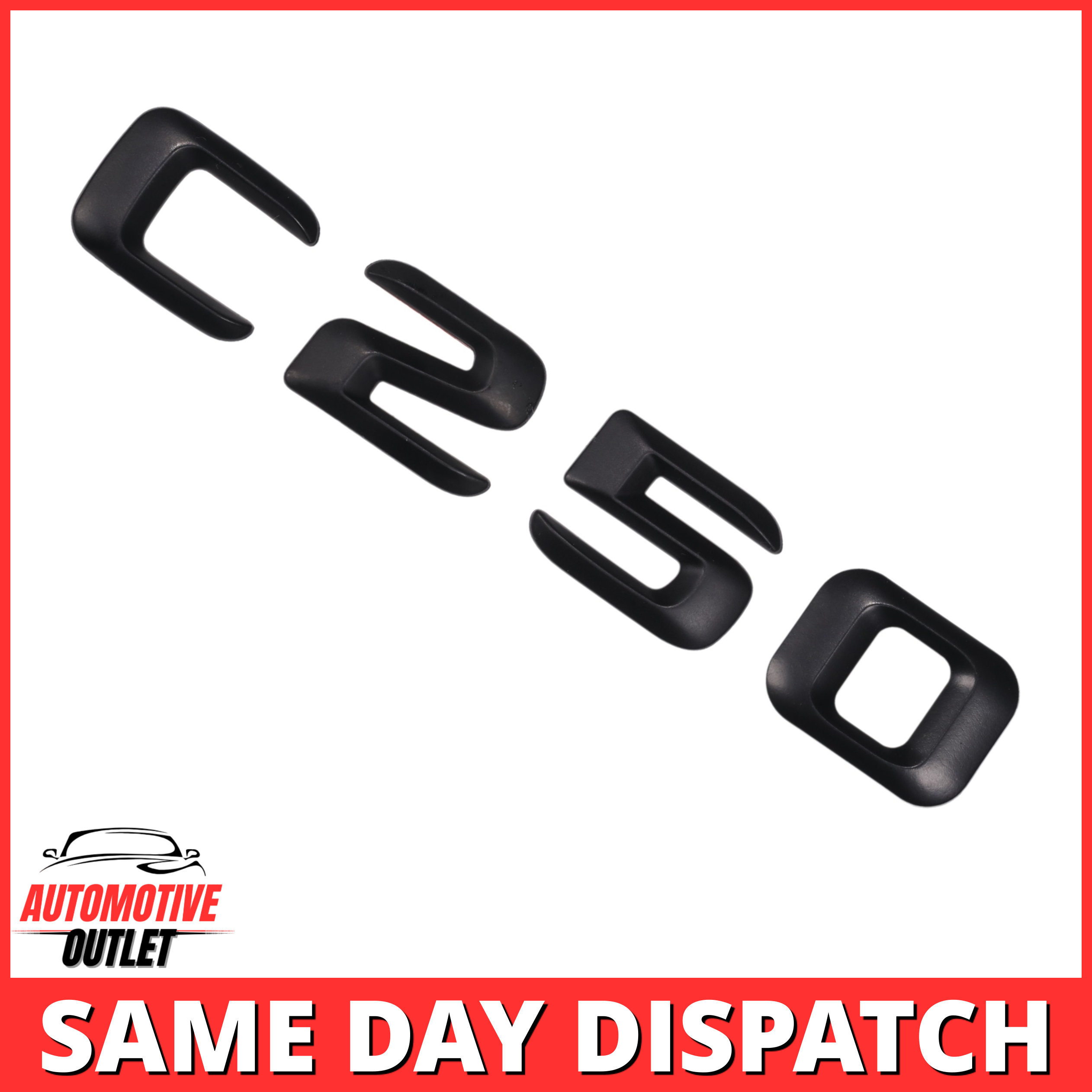 C250-MB Lettering Rear Boot Lid Trunk Badge Emblem For Mercedes-Benz C-Class, Matt Black