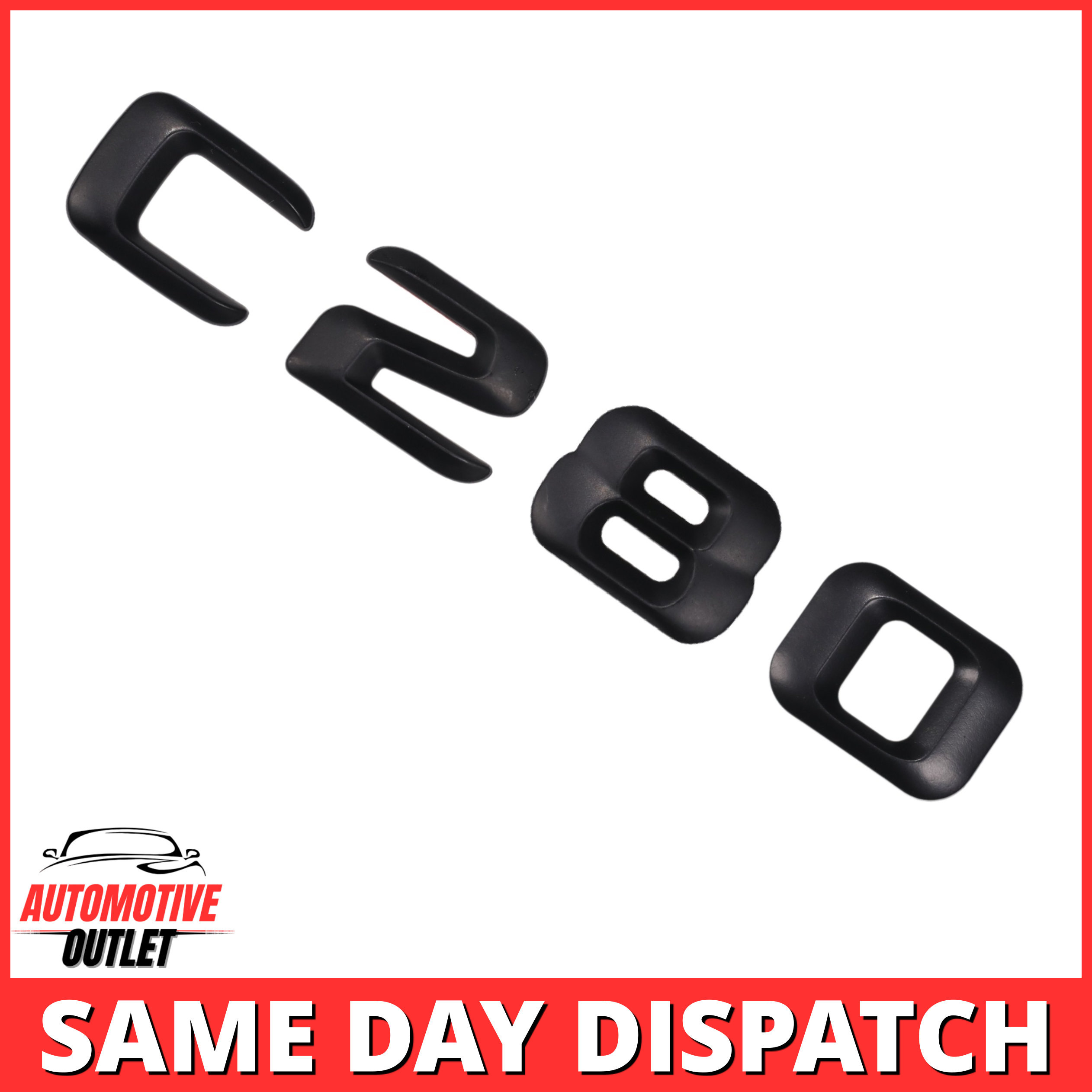 C280-MB Lettering Rear Boot Lid Trunk Badge Emblem For Mercedes-Benz C-Class, Matt Black