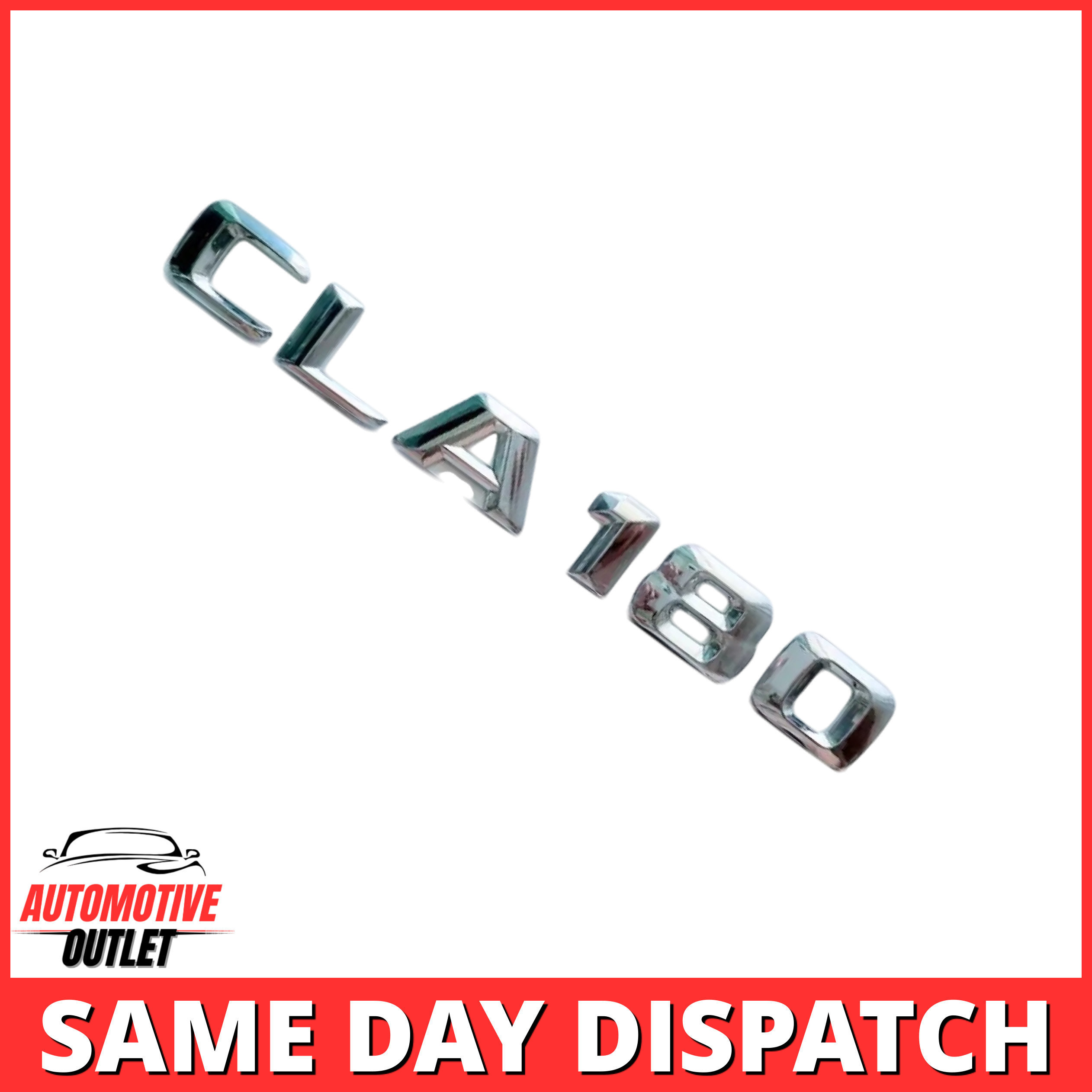 CLA180-CH Lettering Rear Boot Lid Trunk Badge Emblem For Mercedes-Benz CLA, Chrome