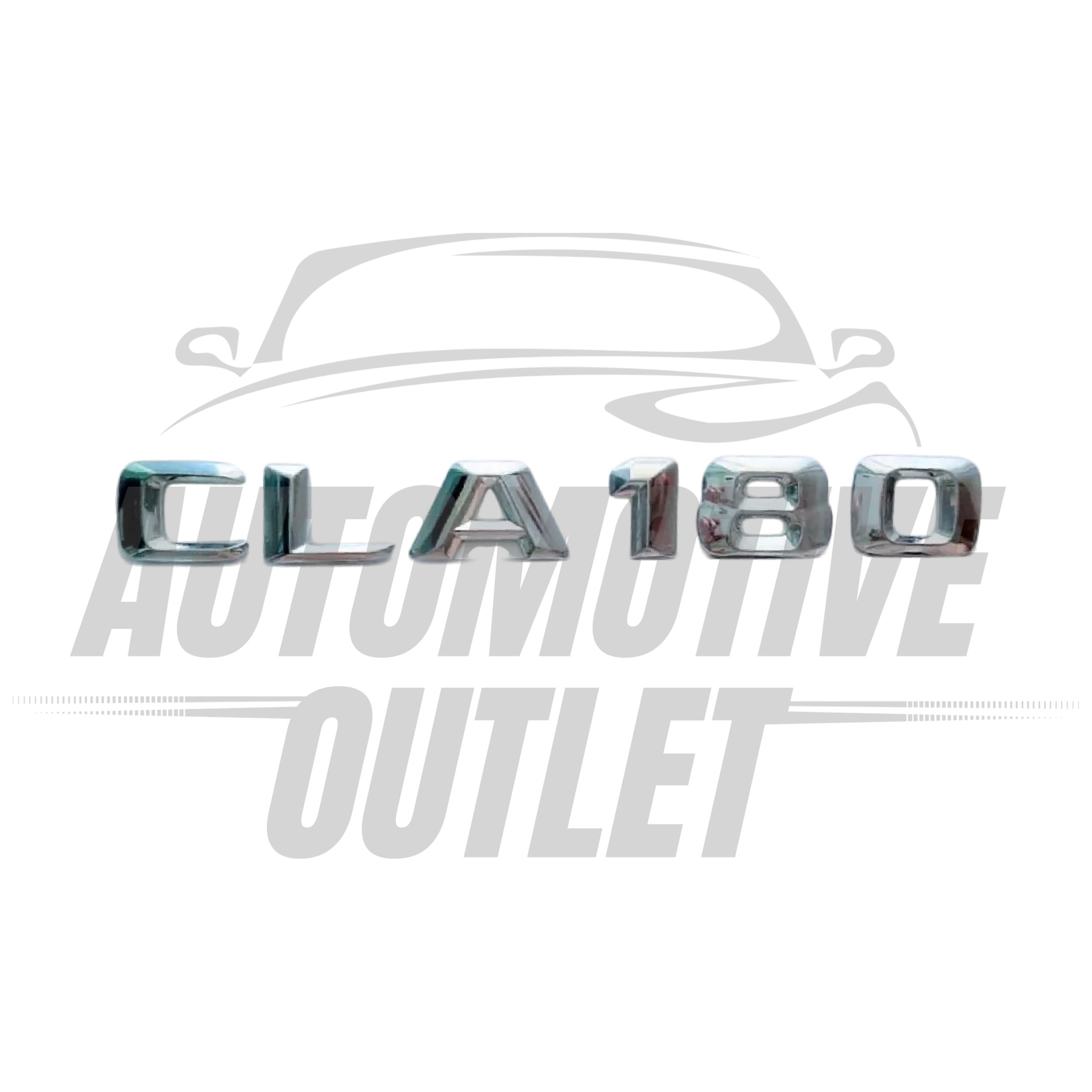 CLA180-CH Lettering Rear Boot Lid Trunk Badge Emblem For Mercedes-Benz CLA, Chrome 2