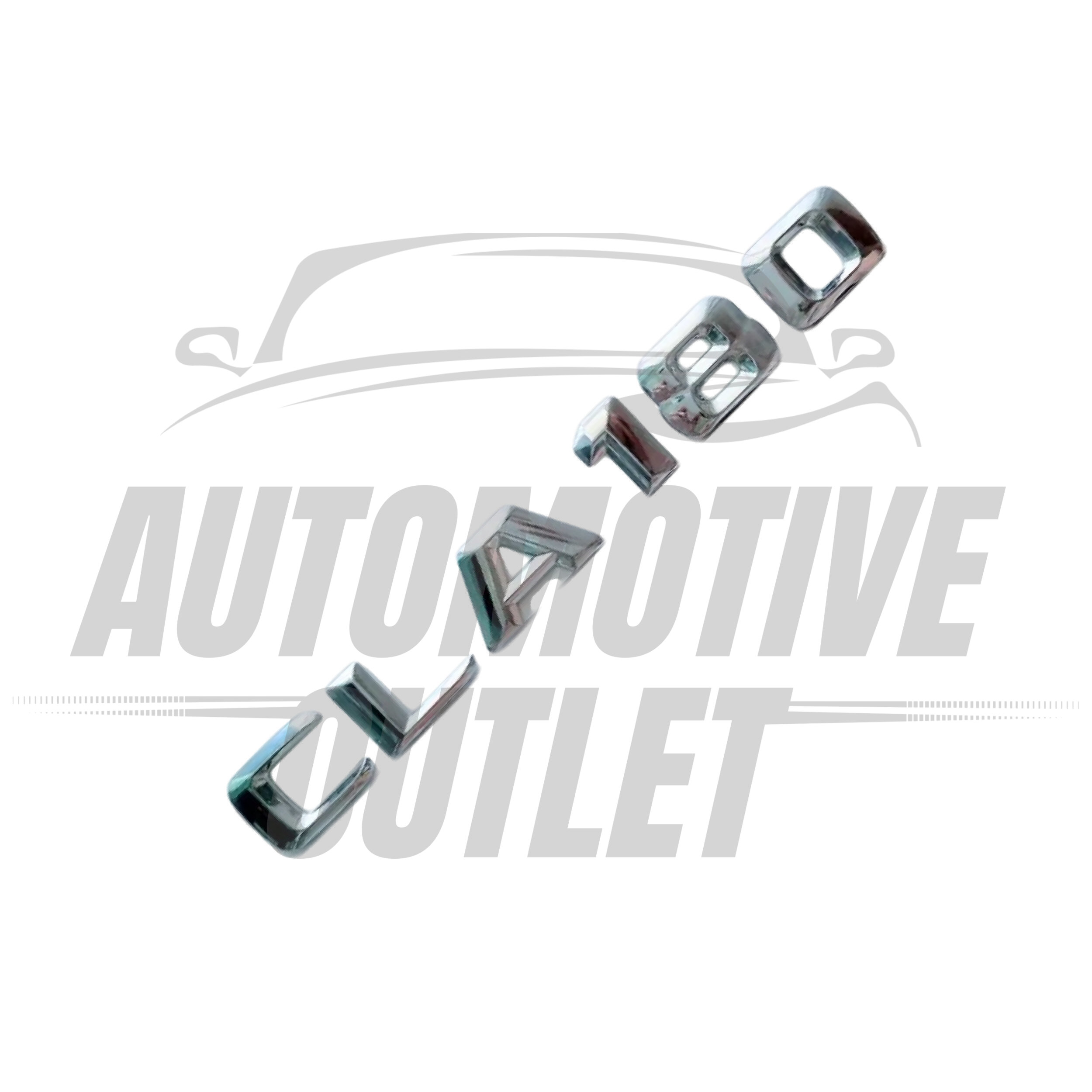 CLA180-CH Lettering Rear Boot Lid Trunk Badge Emblem For Mercedes-Benz CLA, Chrome 3