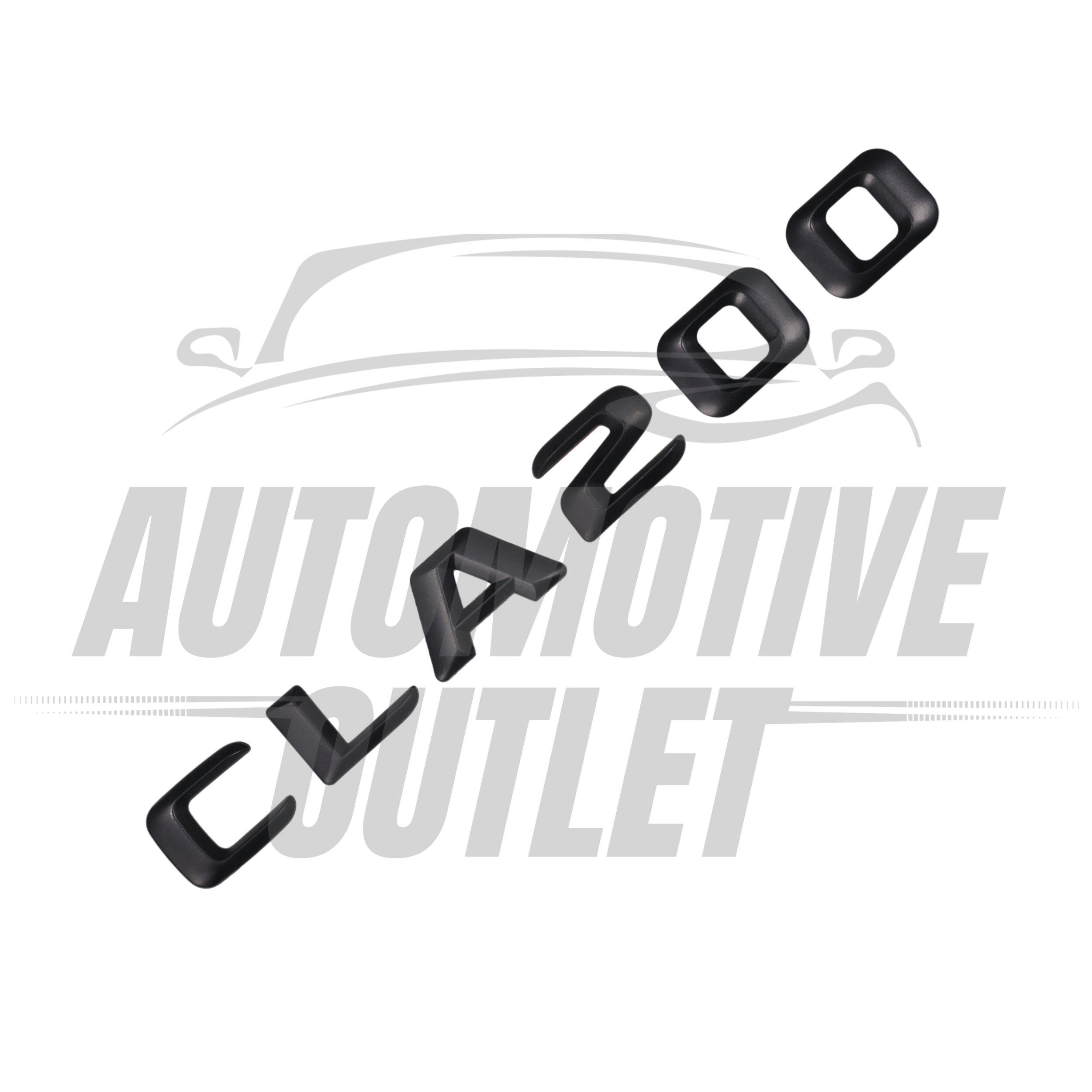 CLA200-MB Lettering Rear Boot Lid Trunk Badge Emblem For Mercedes-Benz CLA, Matt Black 3