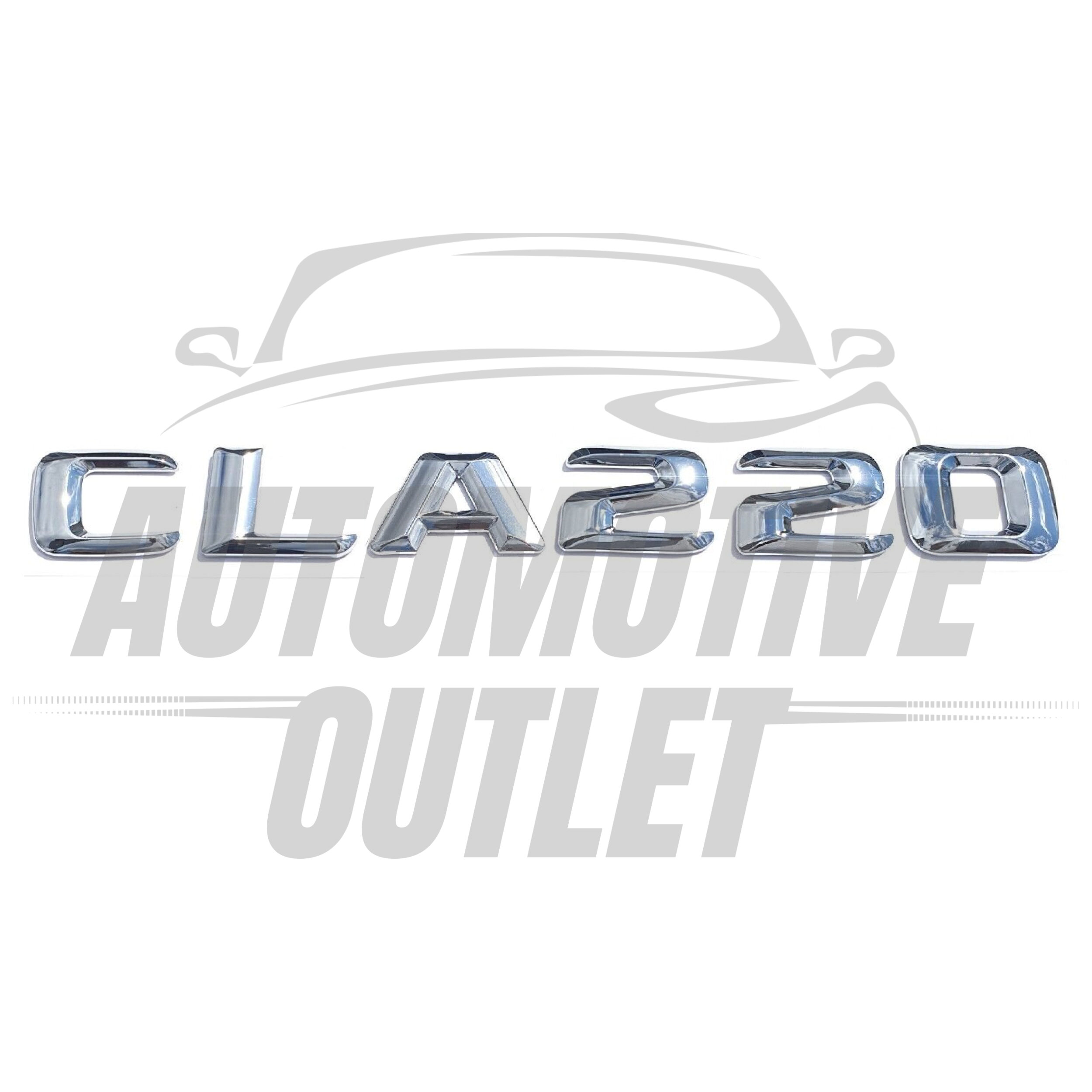 CLA220-CH Lettering Rear Boot Lid Trunk Badge Emblem For Mercedes-Benz CLA, Chrome 2